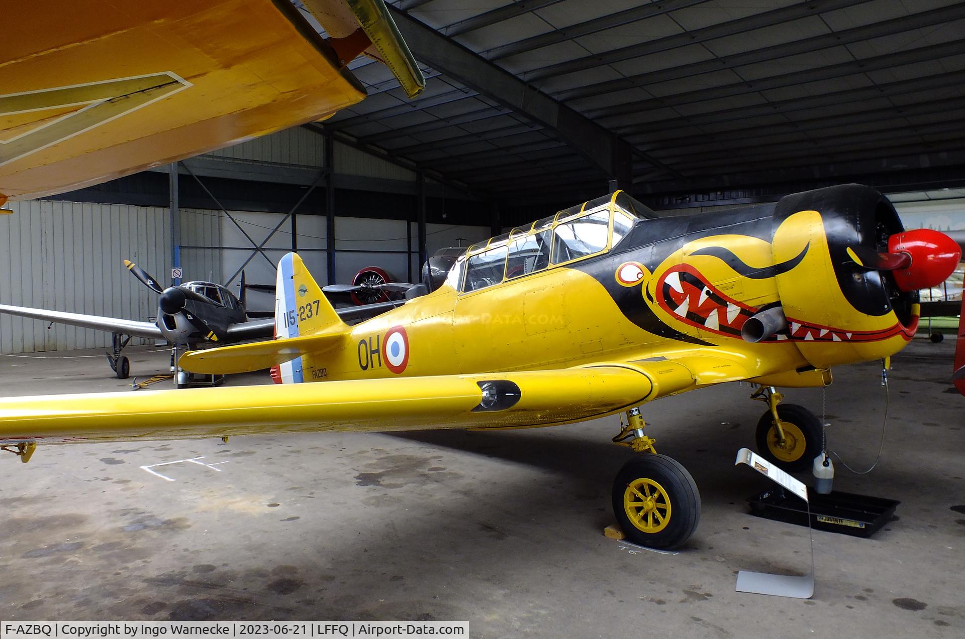 F-AZBQ, North American T-6G Texan C/N 182-535, North American T-6G Texan at the Musee Volant Salis/Aero Vintage Academy, Cerny