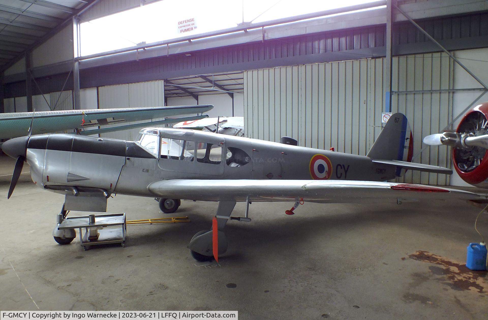 F-GMCY, 1947 Nord (Messerschmitt) N-1101 Noralpha C/N 67, Nord N.1101 Noralpha at the Musee Volant Salis/Aero Vintage Academy, Cerny