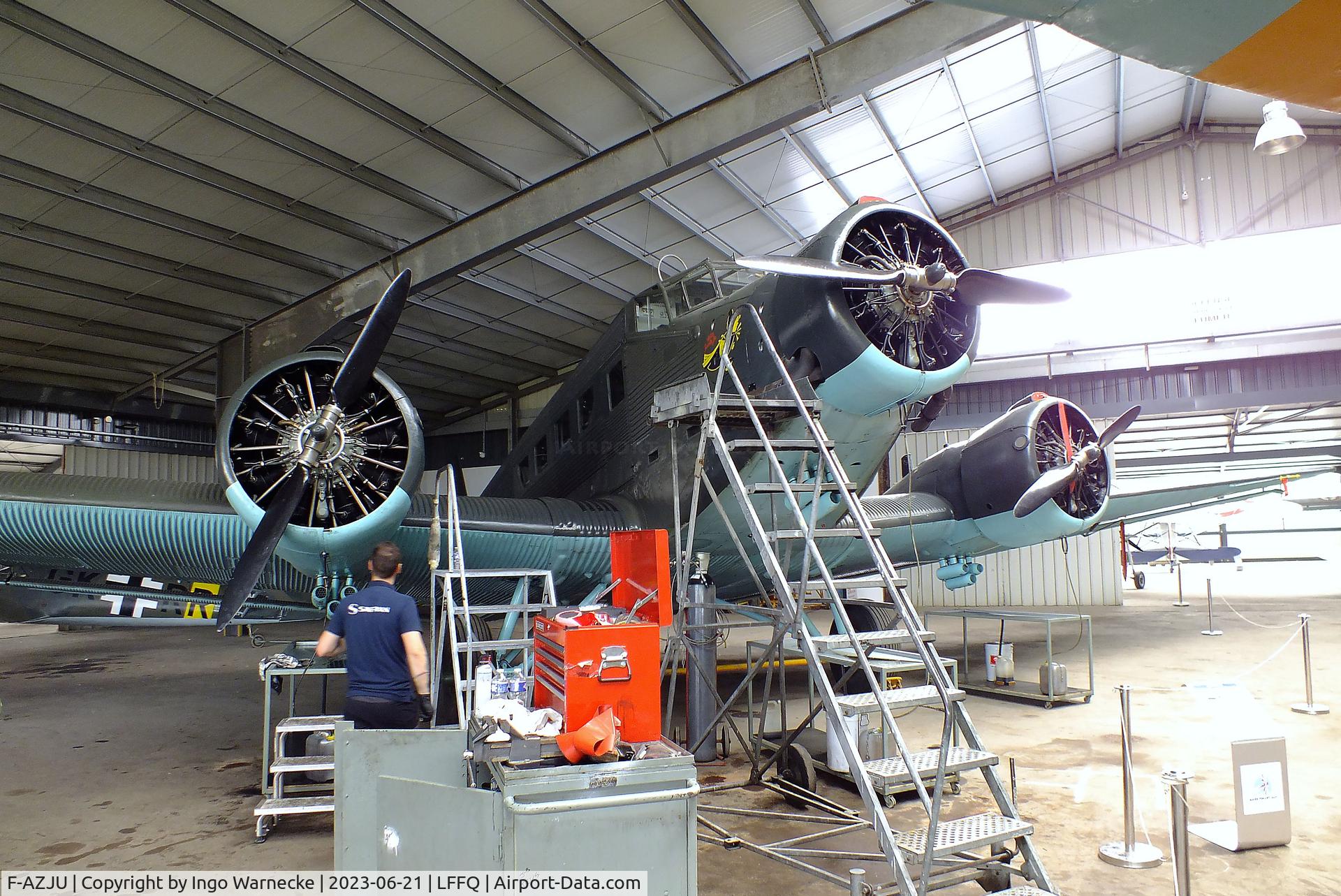 F-AZJU, 1952 Junkers (CASA) 352L (Ju-52) C/N 103, CASA 352L (Junkers Ju 52/3m) at the Musee Volant Salis/Aero Vintage Academy, Cerny