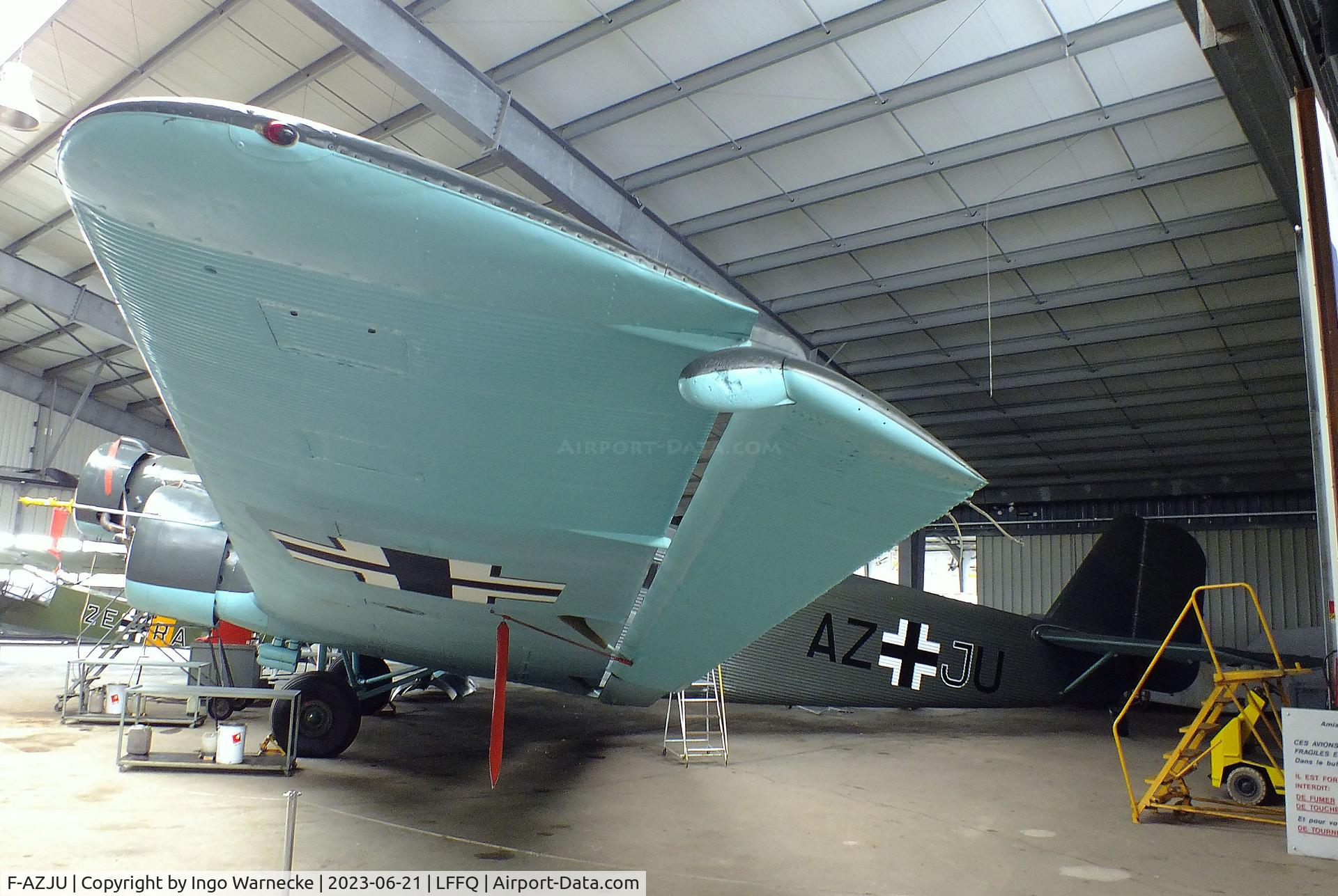F-AZJU, 1952 Junkers (CASA) 352L (Ju-52) C/N 103, CASA 352L (Junkers Ju 52/3m) at the Musee Volant Salis/Aero Vintage Academy, Cerny