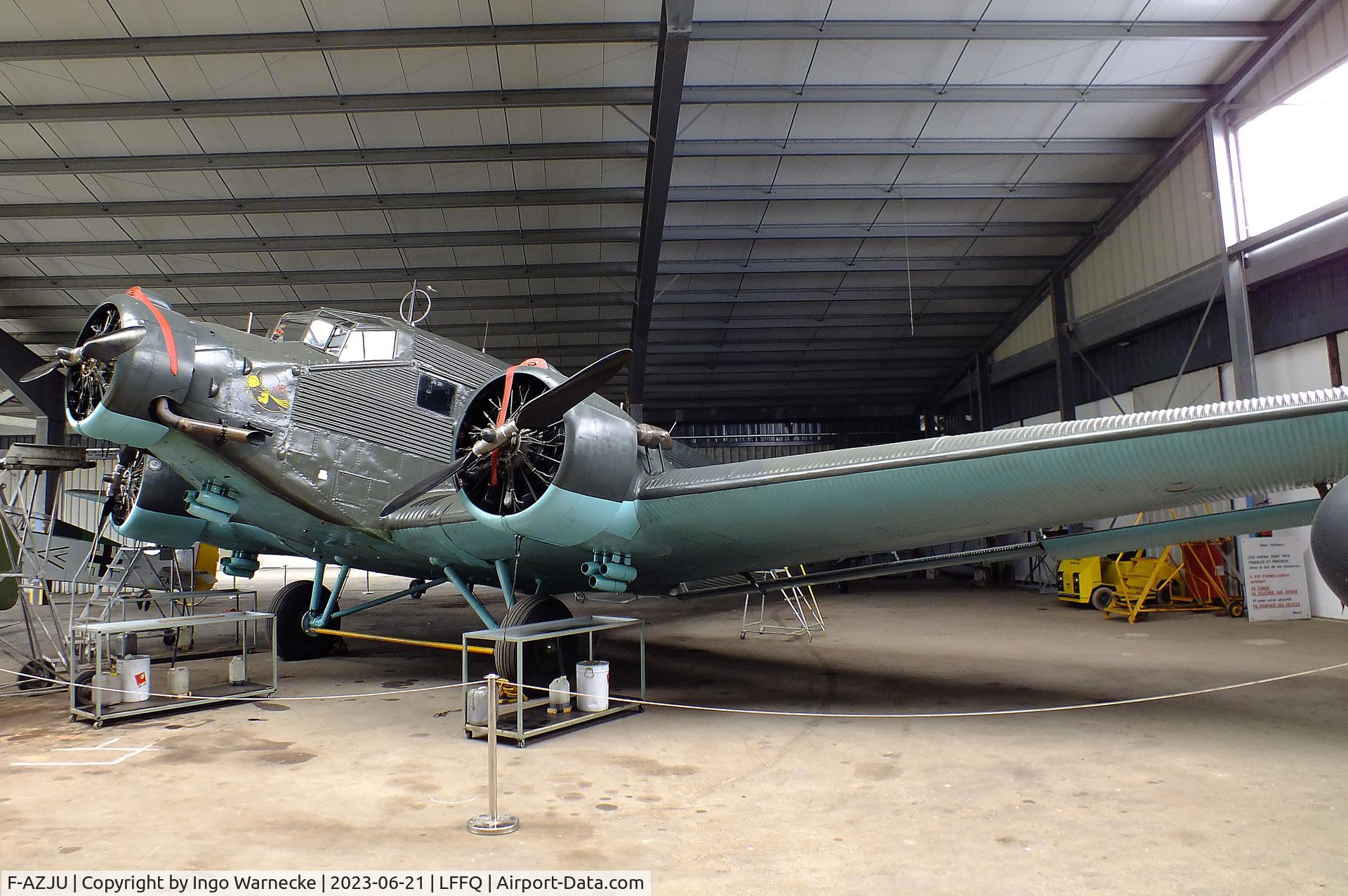 F-AZJU, 1952 Junkers (CASA) 352L (Ju-52) C/N 103, CASA 352L (Junkers Ju 52/3m) at the Musee Volant Salis/Aero Vintage Academy, Cerny