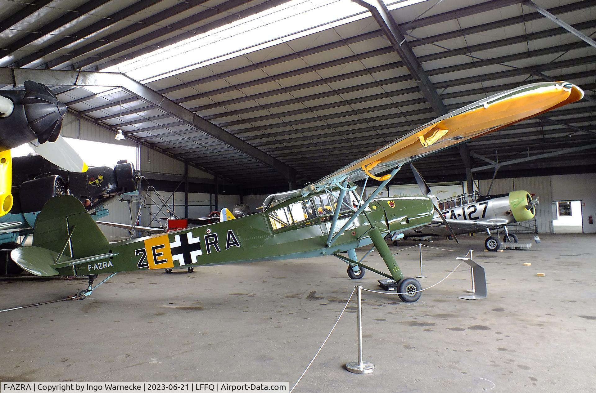 F-AZRA, Fieseler Fi-156C-3 Storch C/N 2039, Fieseler Fi 156C-3 Storch at the Musee Volant Salis/Aero Vintage Academy, Cerny