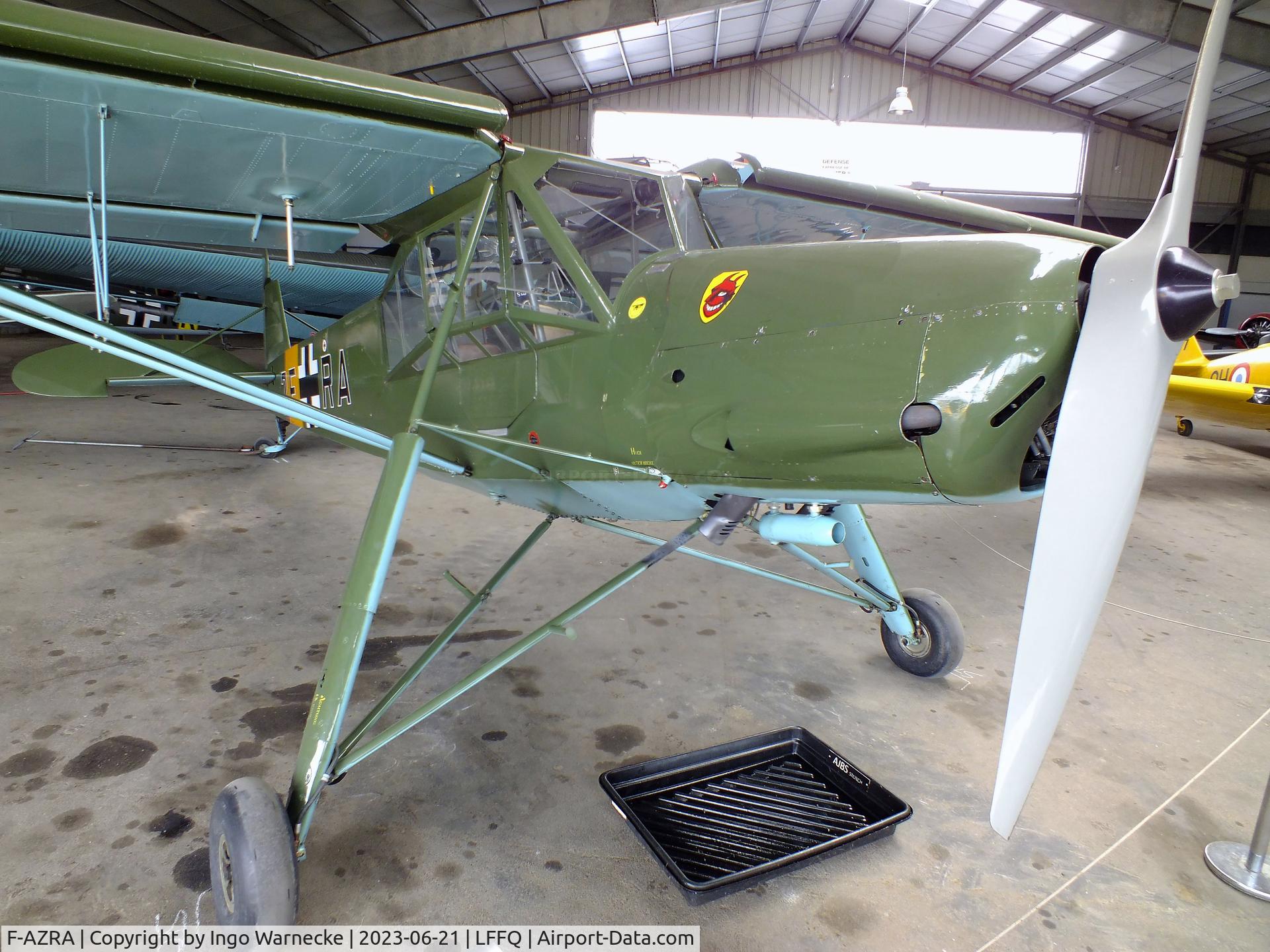 F-AZRA, Fieseler Fi-156C-3 Storch C/N 2039, Fieseler Fi 156C-3 Storch at the Musee Volant Salis/Aero Vintage Academy, Cerny