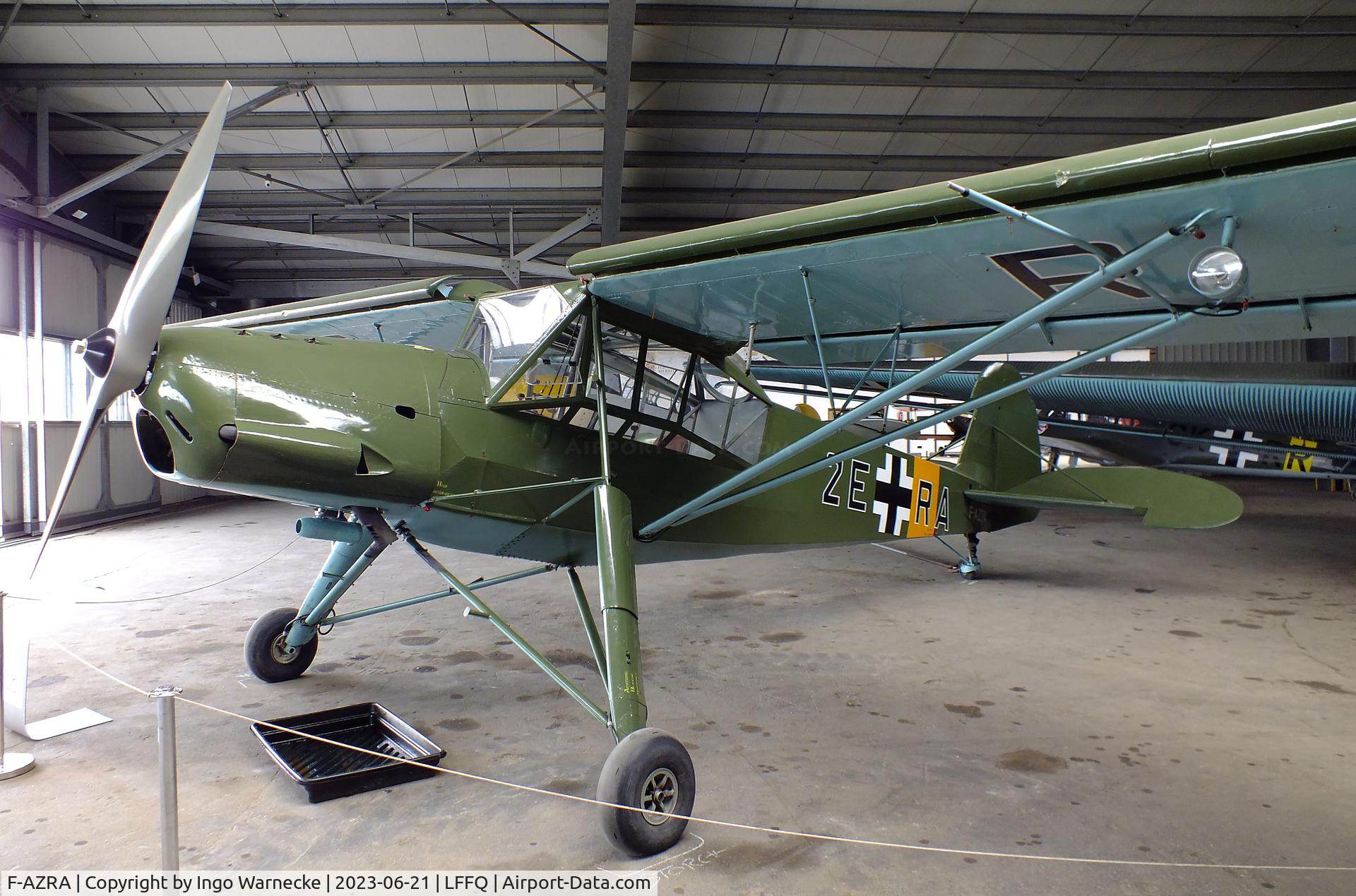 F-AZRA, Fieseler Fi-156C-3 Storch C/N 2039, Fieseler Fi 156C-3 Storch at the Musee Volant Salis/Aero Vintage Academy, Cerny