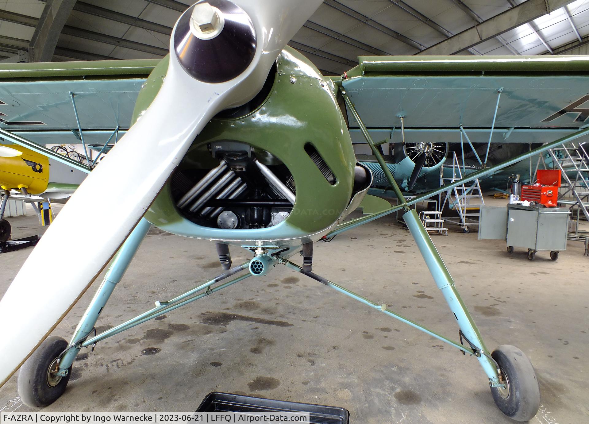 F-AZRA, Fieseler Fi-156C-3 Storch C/N 2039, Fieseler Fi 156C-3 Storch at the Musee Volant Salis/Aero Vintage Academy, Cerny