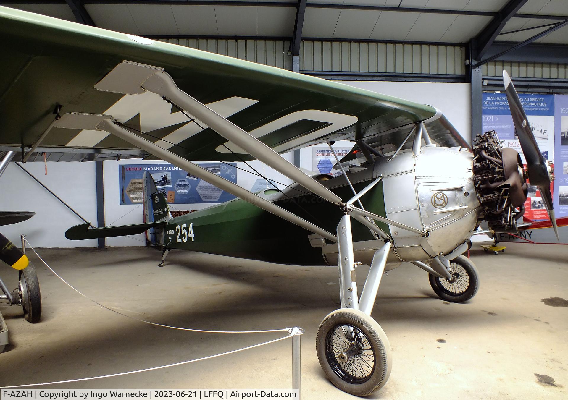 F-AZAH, Morane-Saulnier MS-315 C/N 254, Morane-Saulnier MS.315 at the Musee Volant Salis/Aero Vintage Academy, Cerny