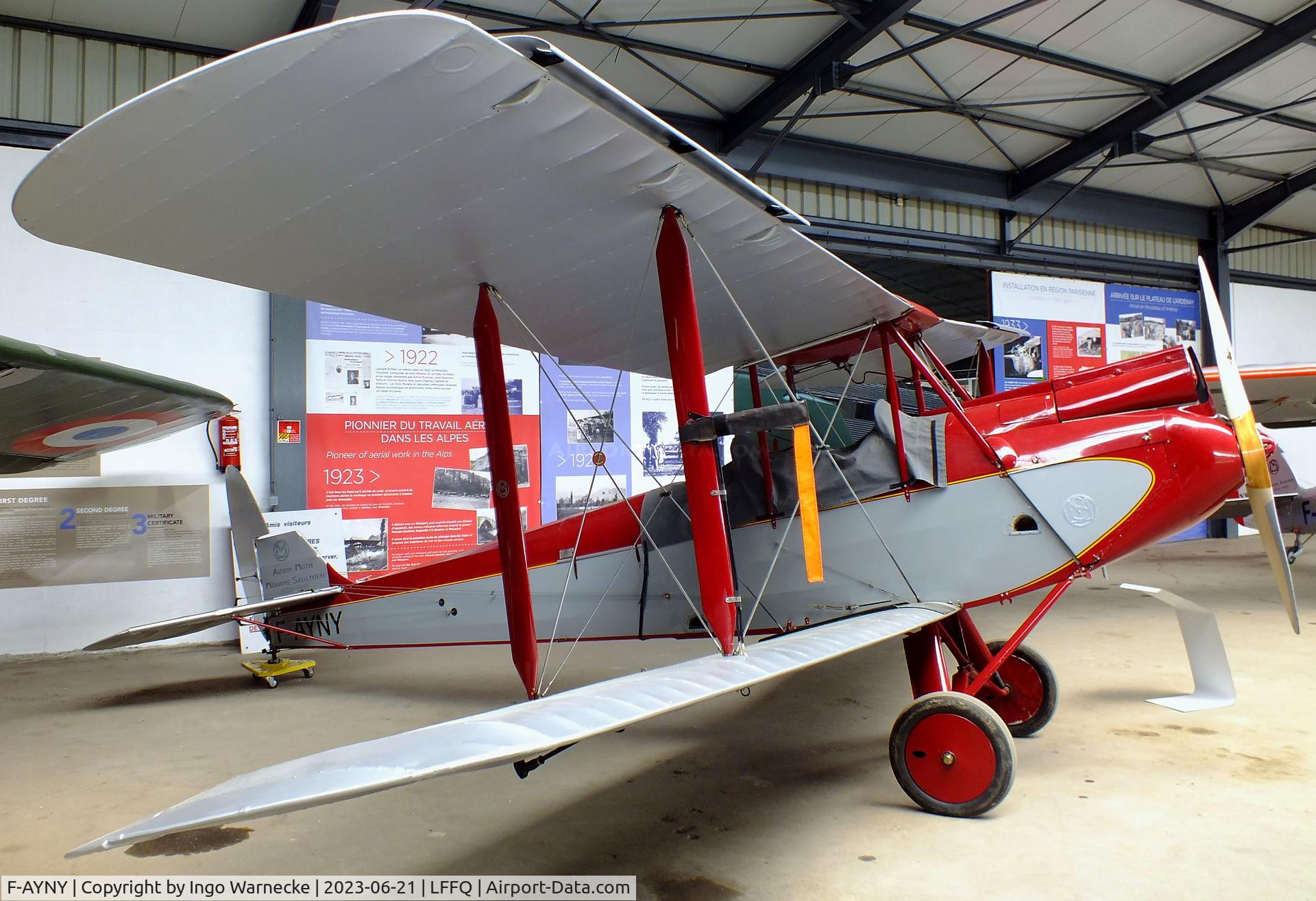 F-AYNY, 1931 Morane-Saulnier MS-60 Moth C/N 13, De Havilland (Morane-Saulnier) MS.60 (D.H.60M) Moth at the Musee Volant Salis/Aero Vintage Academy, Cerny
