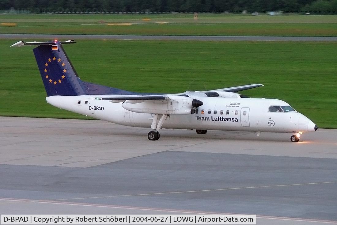 D-BPAD, 1998 De Havilland Canada DHC-8-314 Dash 8 C/N 523, D-BPAD @ LOWG 2004