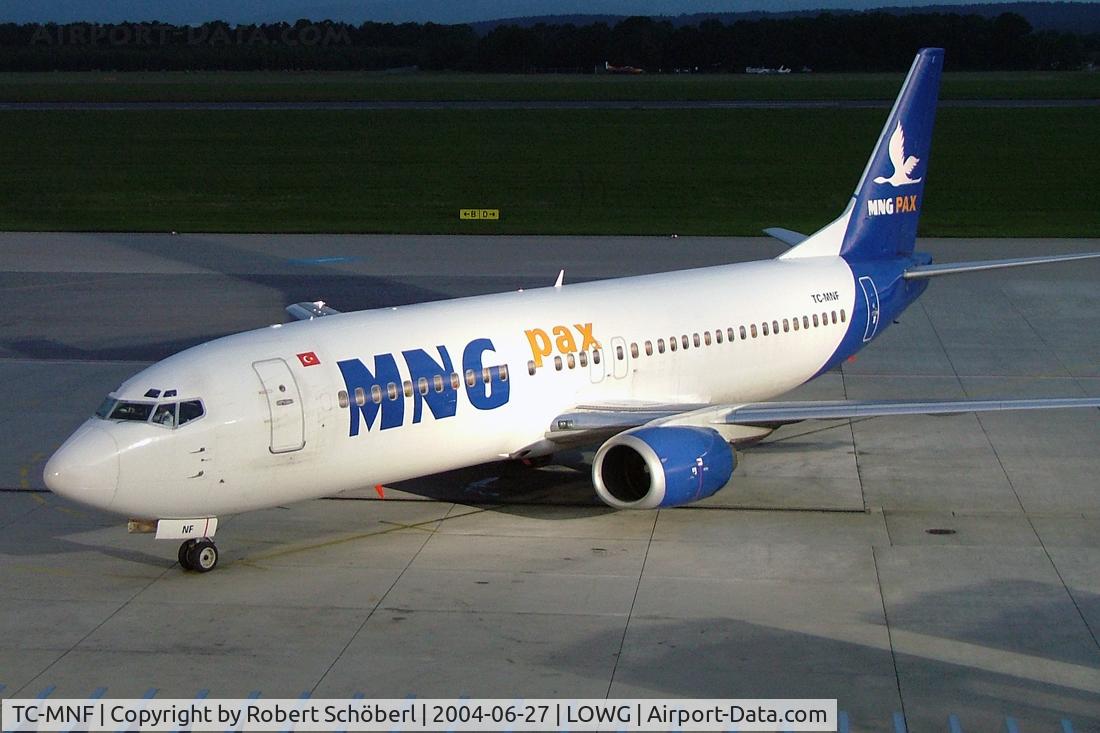 TC-MNF, 1989 Boeing 737-4K5 C/N 24126, TC-MNF @ LOWG 2004