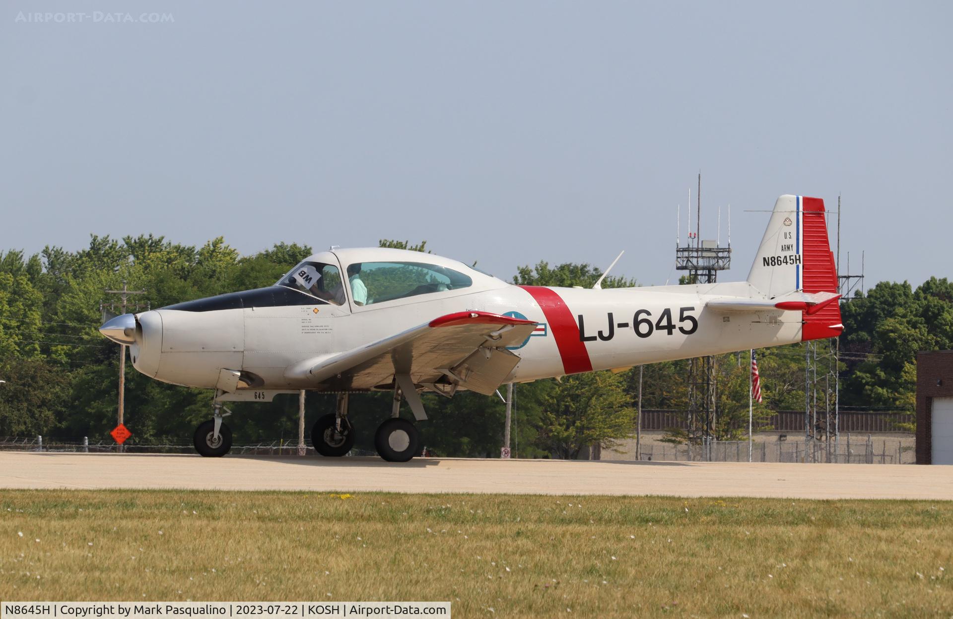 N8645H, 1947 North American Navion C/N NAV-4-645, North American Navion
