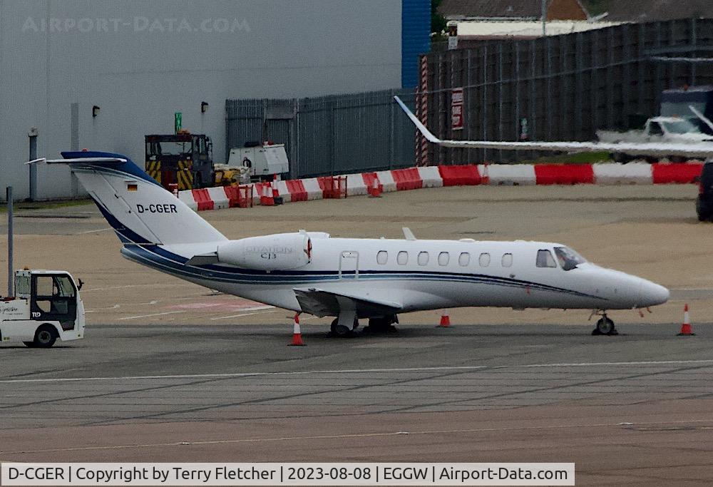 D-CGER, 2006 Cessna 525B CitationJet CJ3 C/N 525B-0081, At Luton Airport