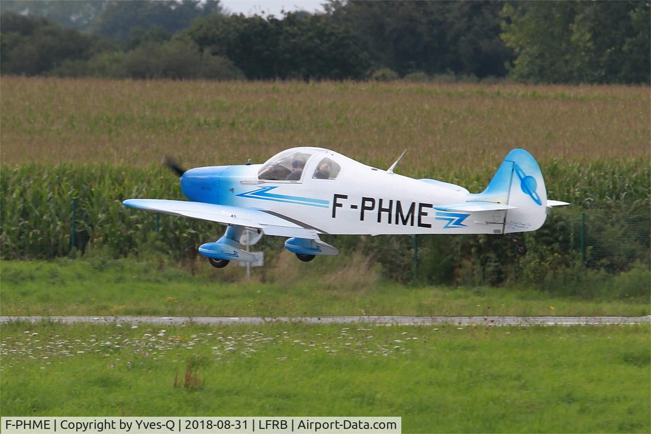 F-PHME, 2002 Nicollier HN-700 Menestrel II C/N 181, Nicollier HN-700 Menestrel II, Landing rwy 25L, Brest-Bretagne Airport (LFRB-BES)