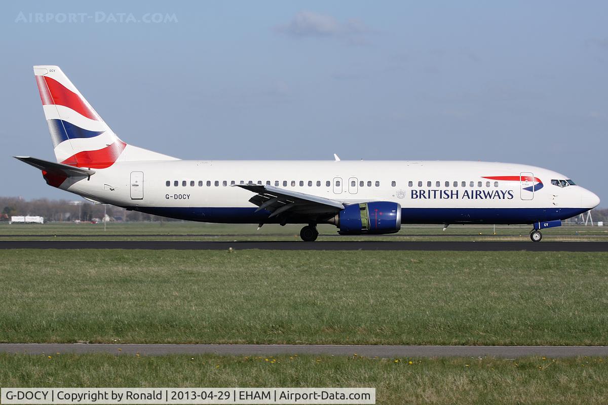 G-DOCY, 1993 Boeing 737-436 C/N 25844, at spl
