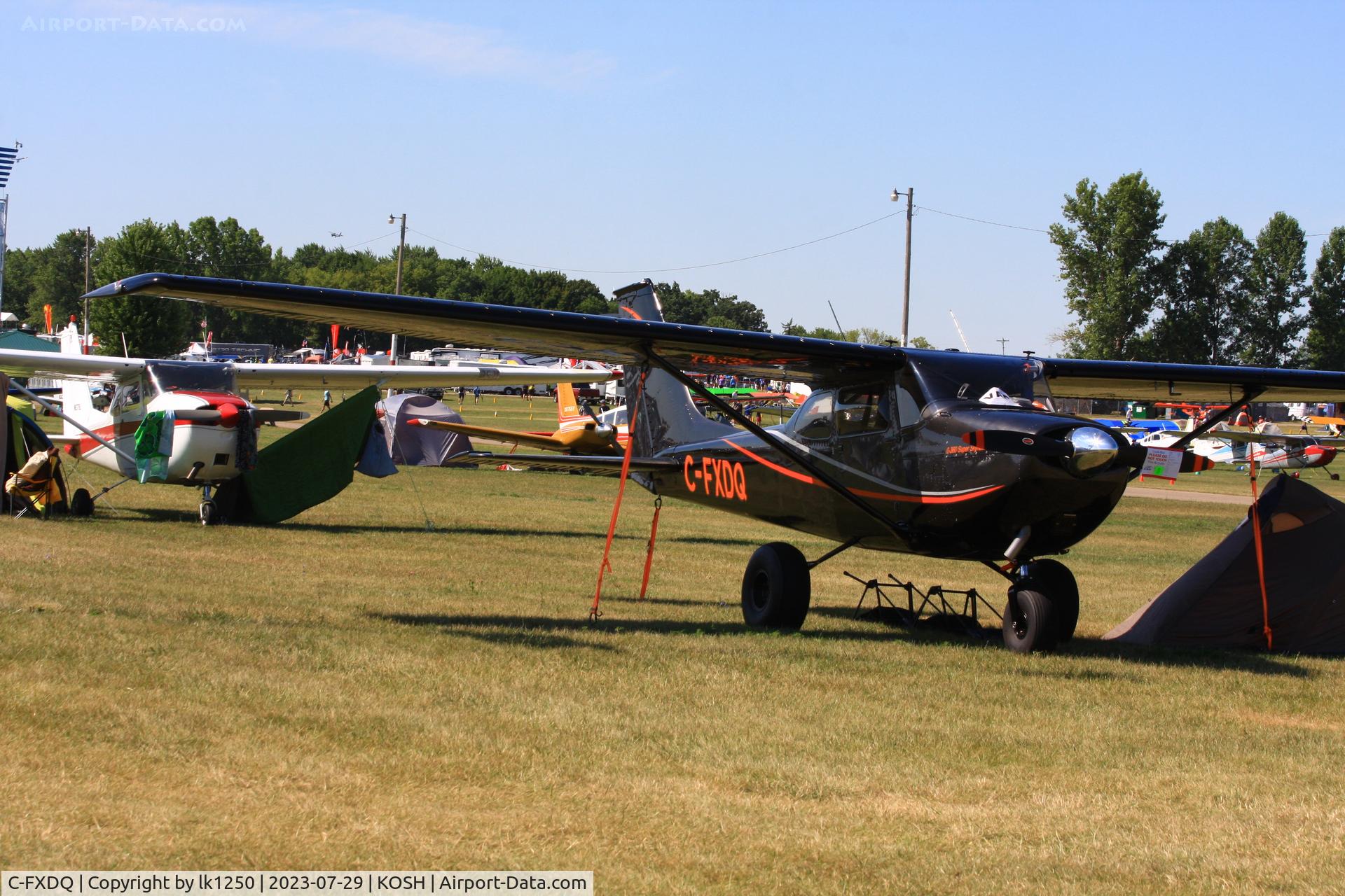C-FXDQ, 1968 Cessna 172K Skyhawk C/N 17257304, This black Cessna 172 was at EAA Air Venture 2023