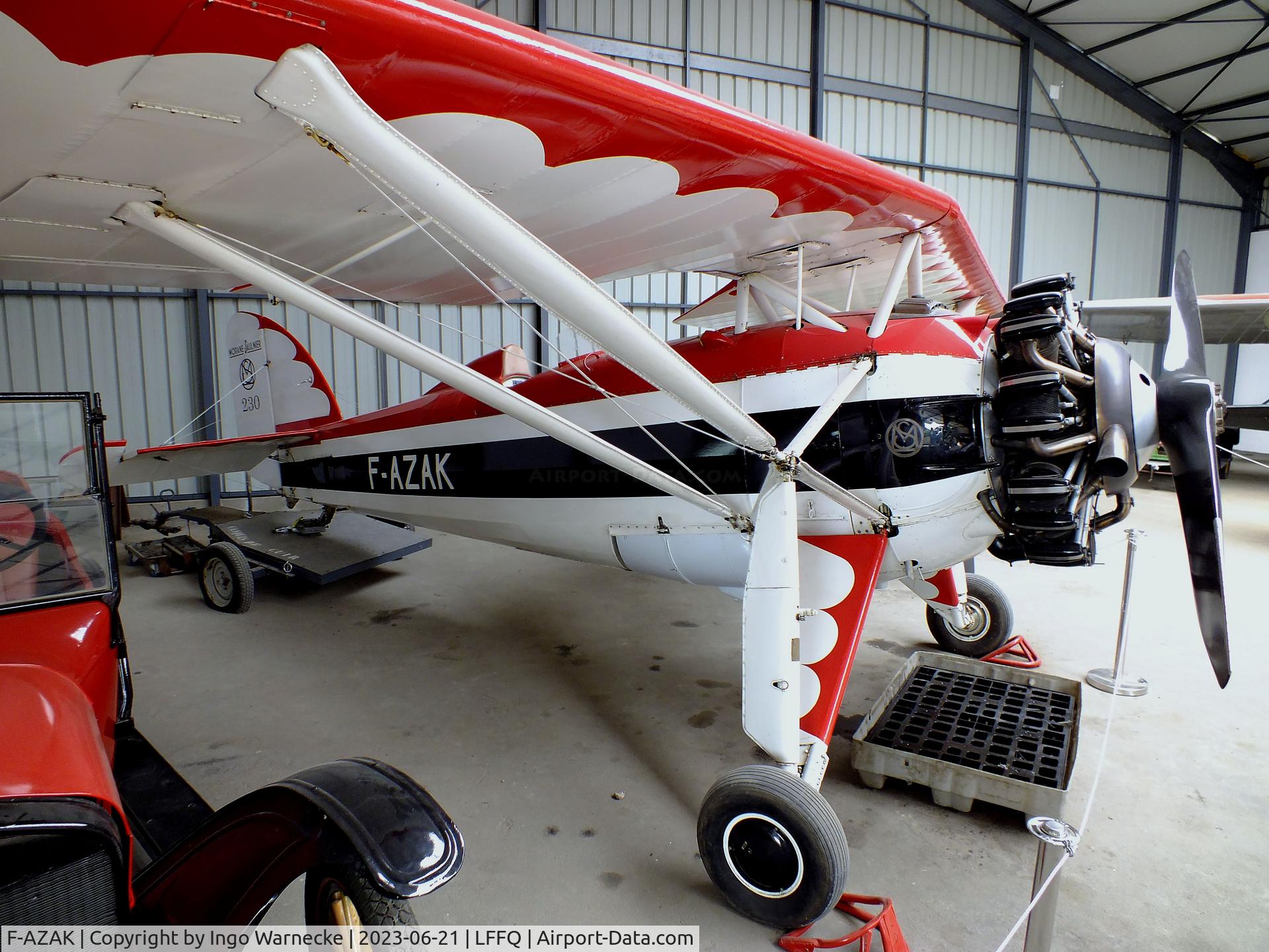 F-AZAK, Morane-Saulnier MS-230 C/N 403, Morane-Saulnier MS.230 at the Musee Volant Salis/Aero Vintage Academy, Cerny