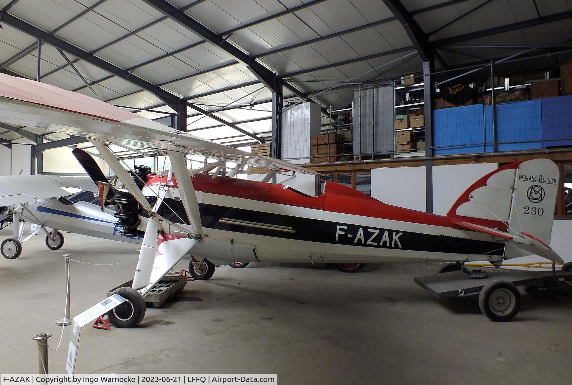 F-AZAK, Morane-Saulnier MS-230 C/N 403, Morane-Saulnier MS.230 at the Musee Volant Salis/Aero Vintage Academy, Cerny