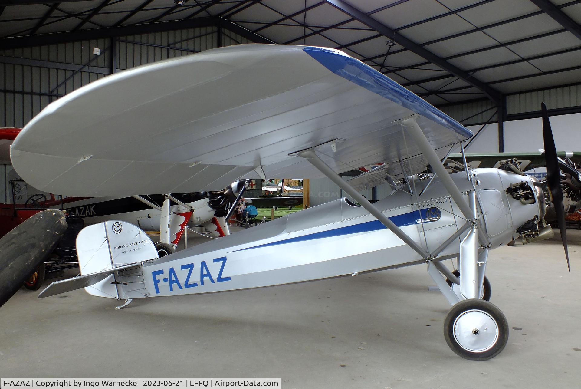 F-AZAZ, Morane-Saulnier MS-185 C/N 01, Morane-Saulnier MS.185 at the Musee Volant Salis/Aero Vintage Academy, Cerny