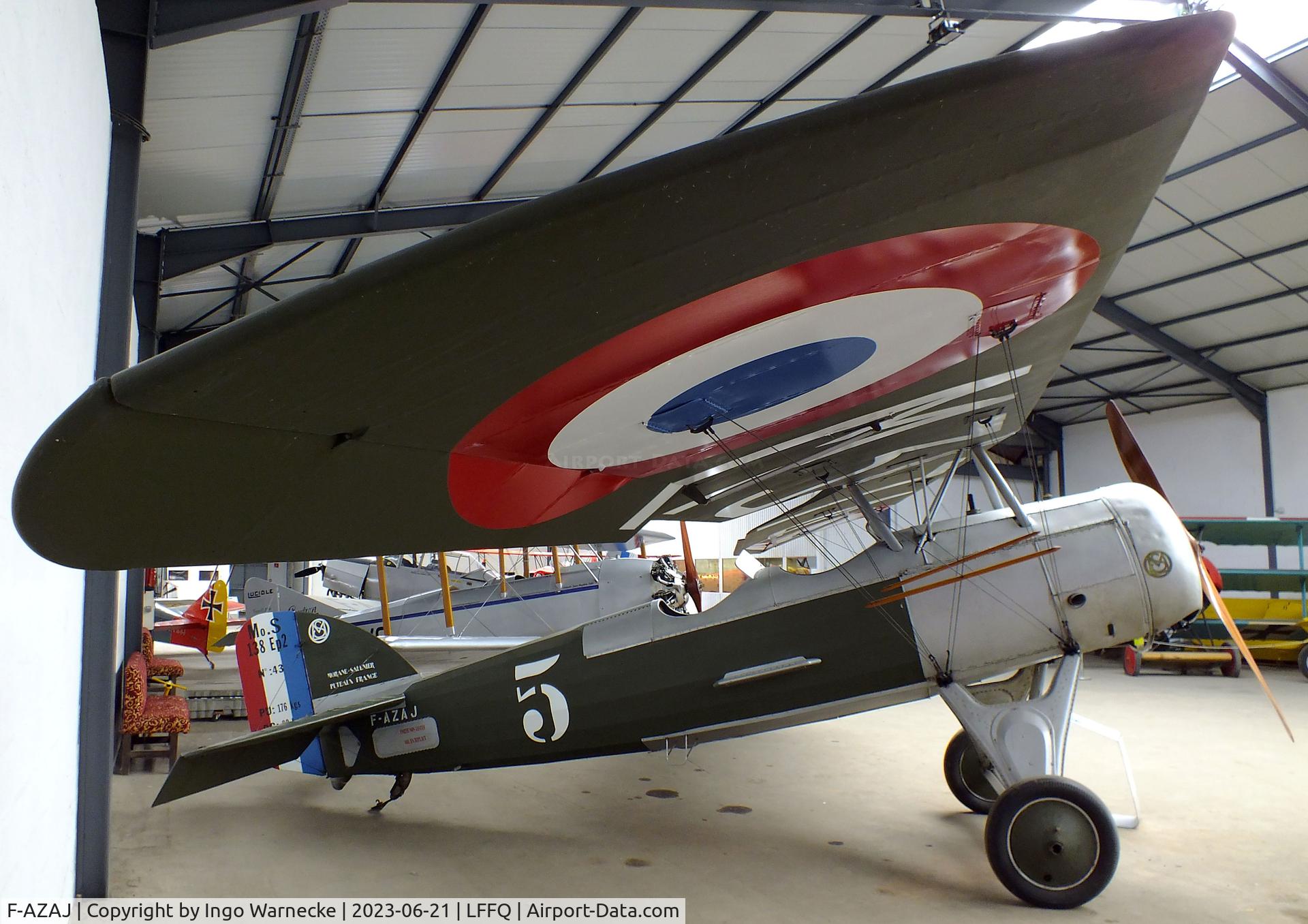 F-AZAJ, 1927 Morane-Saulnier MS-138EP-2 C/N 3220/138, Morane-Saulnier MS.138 EP-2 at the Musee Volant Salis/Aero Vintage Academy, Cerny