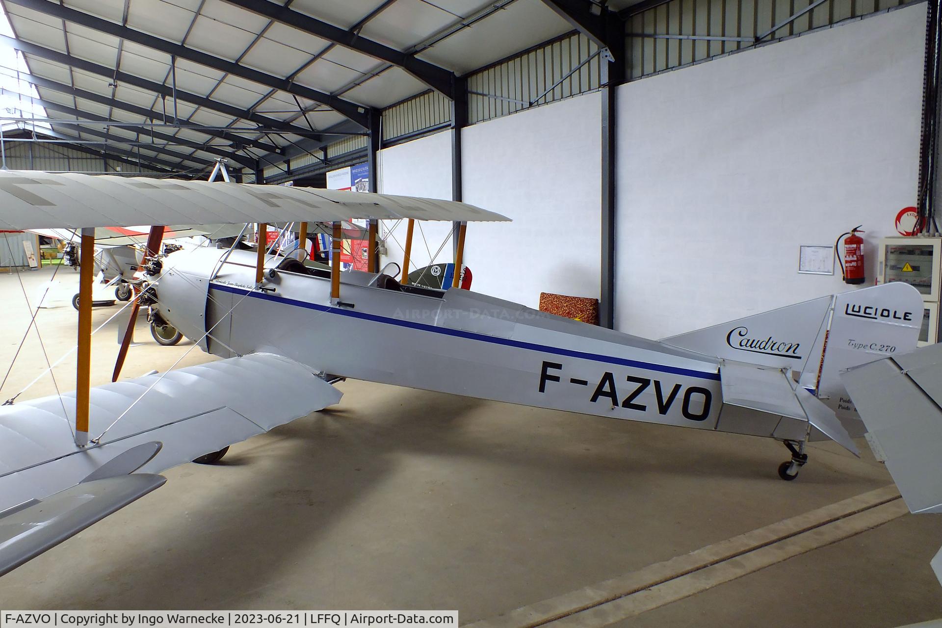 F-AZVO, 1932 Caudron C.270 Luciole C/N 6607/32, Caudron C.270 Luciole at the Musee Volant Salis/Aero Vintage Academy, Cerny