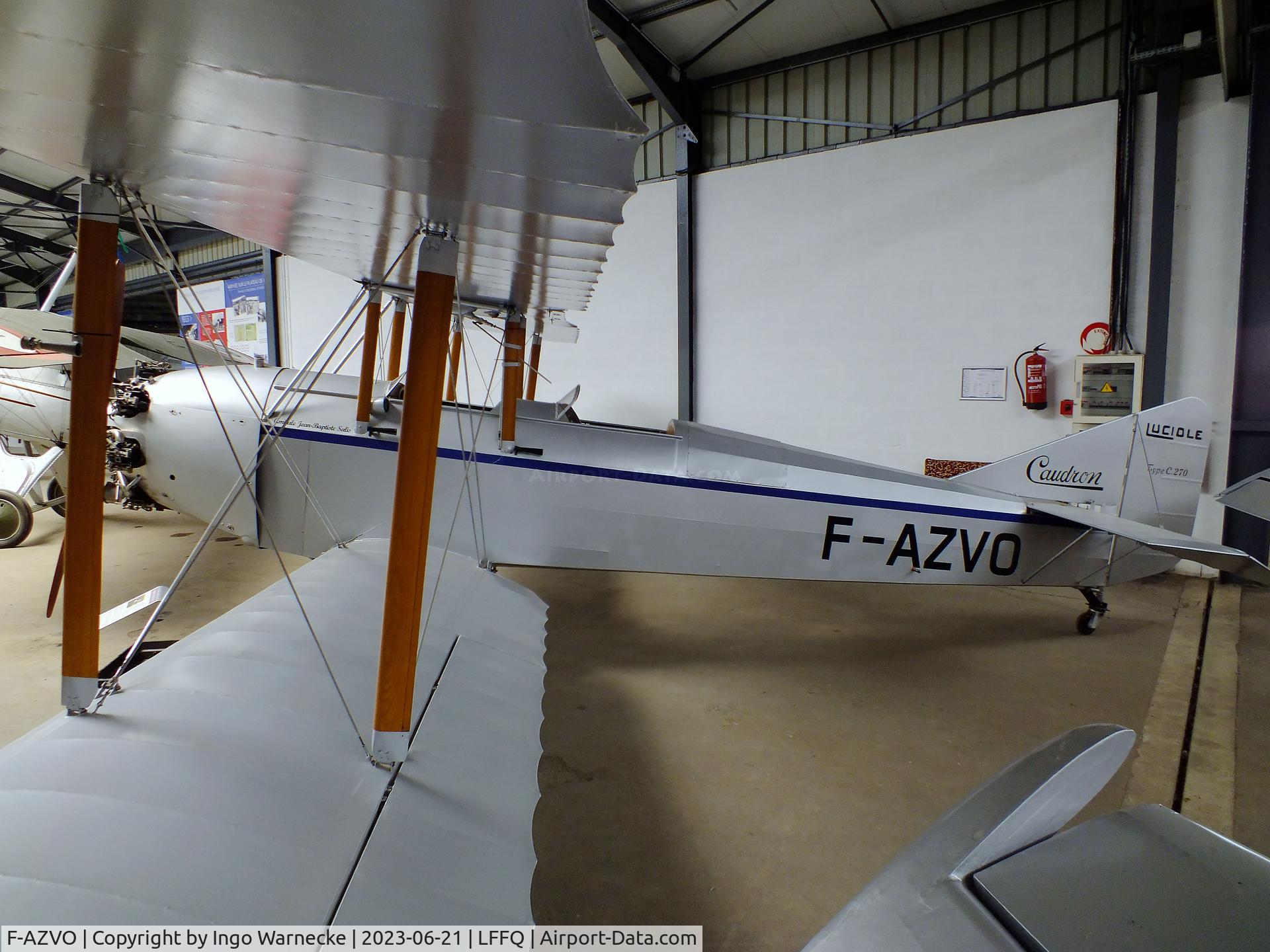 F-AZVO, 1932 Caudron C.270 Luciole C/N 6607/32, Caudron C.270 Luciole at the Musee Volant Salis/Aero Vintage Academy, Cerny
