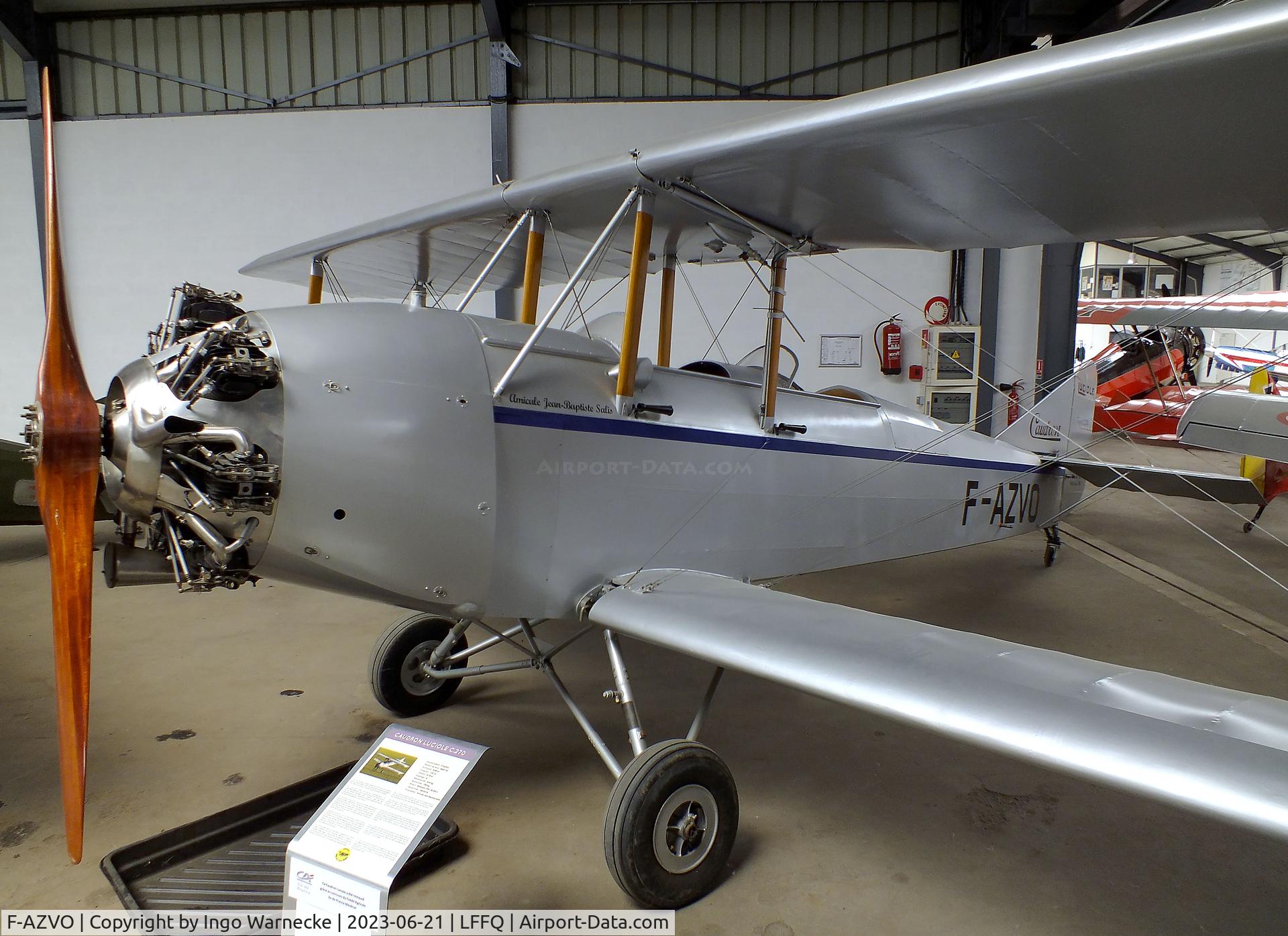 F-AZVO, 1932 Caudron C.270 Luciole C/N 6607/32, Caudron C.270 Luciole at the Musee Volant Salis/Aero Vintage Academy, Cerny