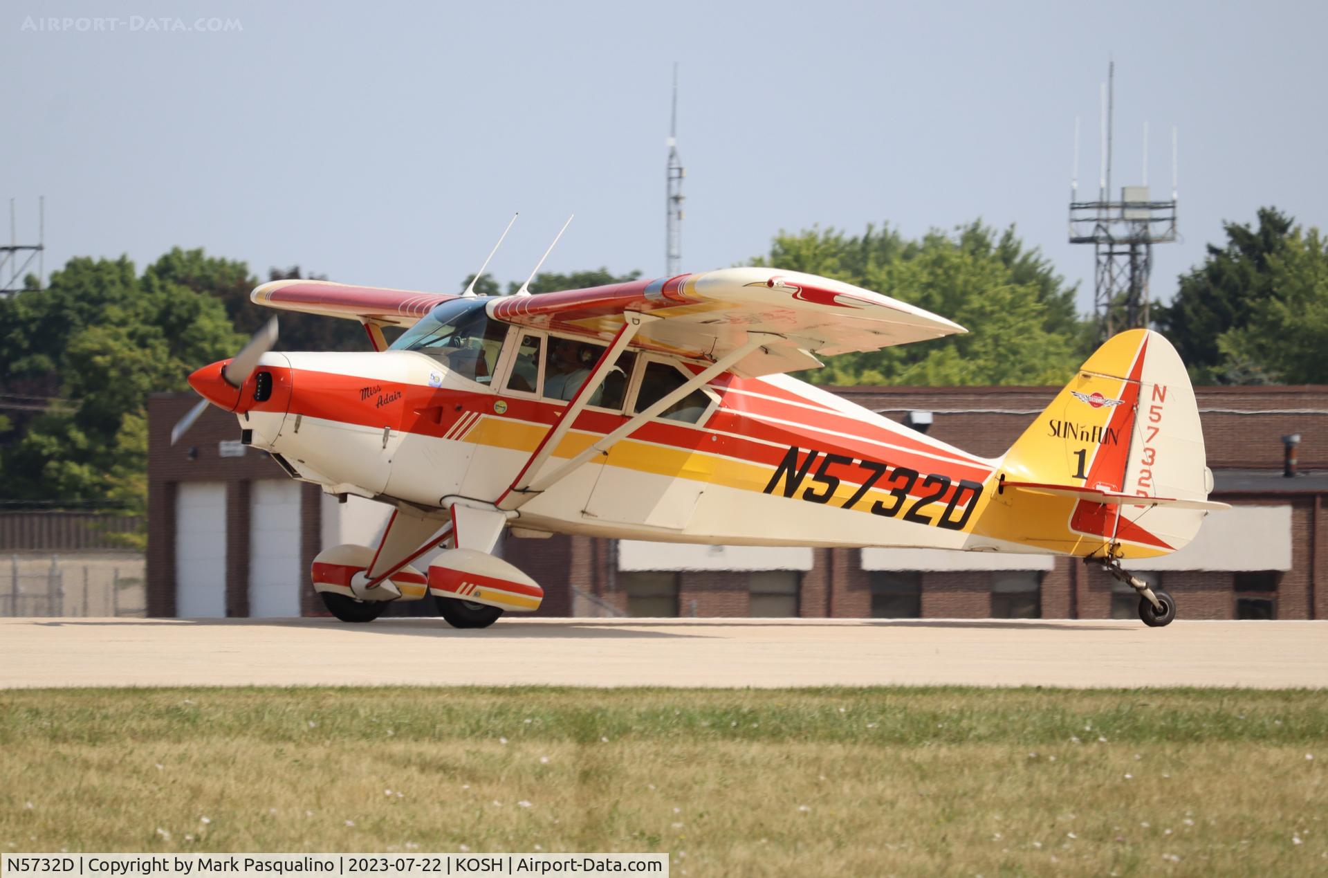 N5732D, 1956 Piper PA-22-150 C/N 22-4432, Piper PA-22-150