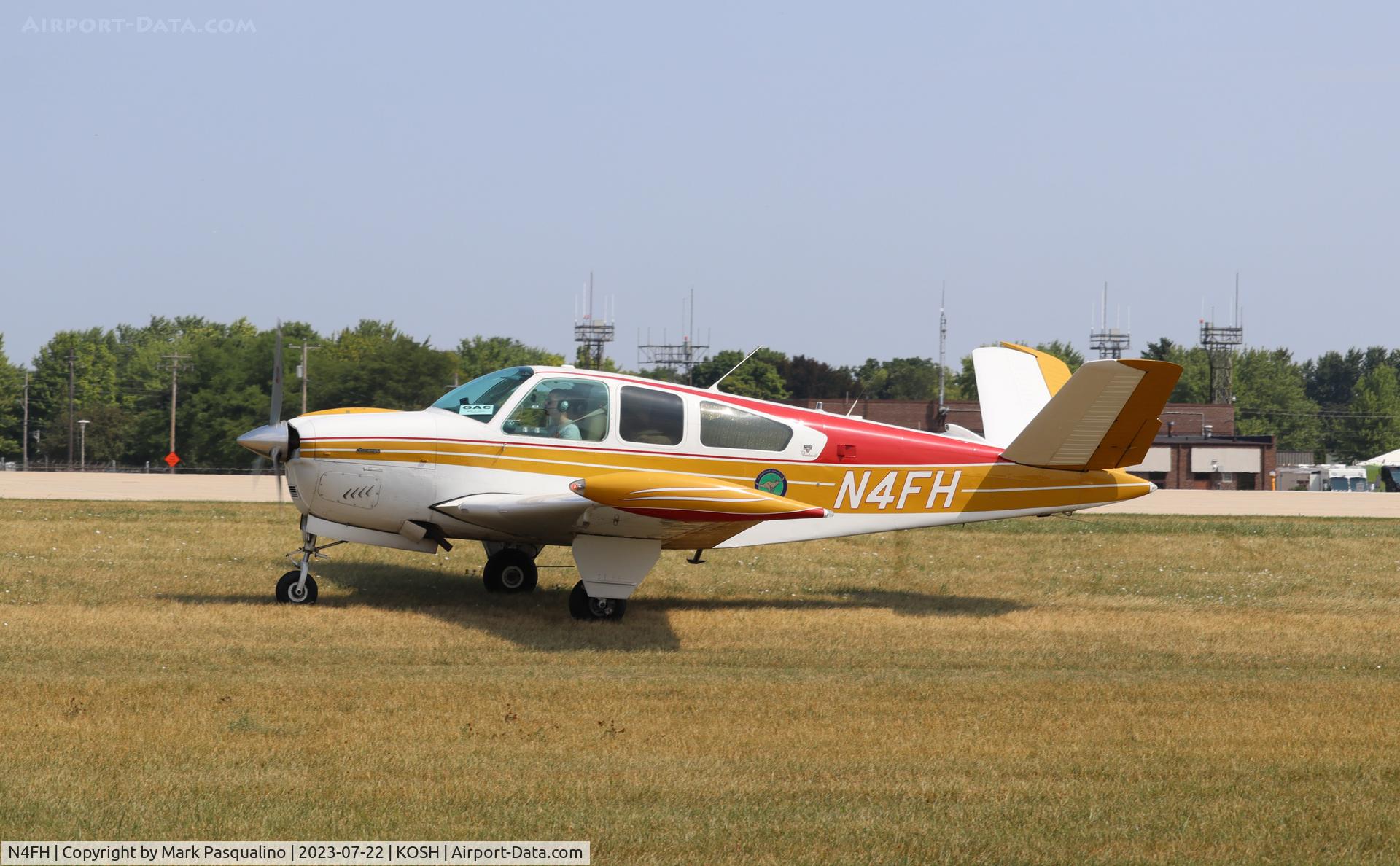 N4FH, 1976 Beech V35B Bonanza C/N D-9973, Beech V35B