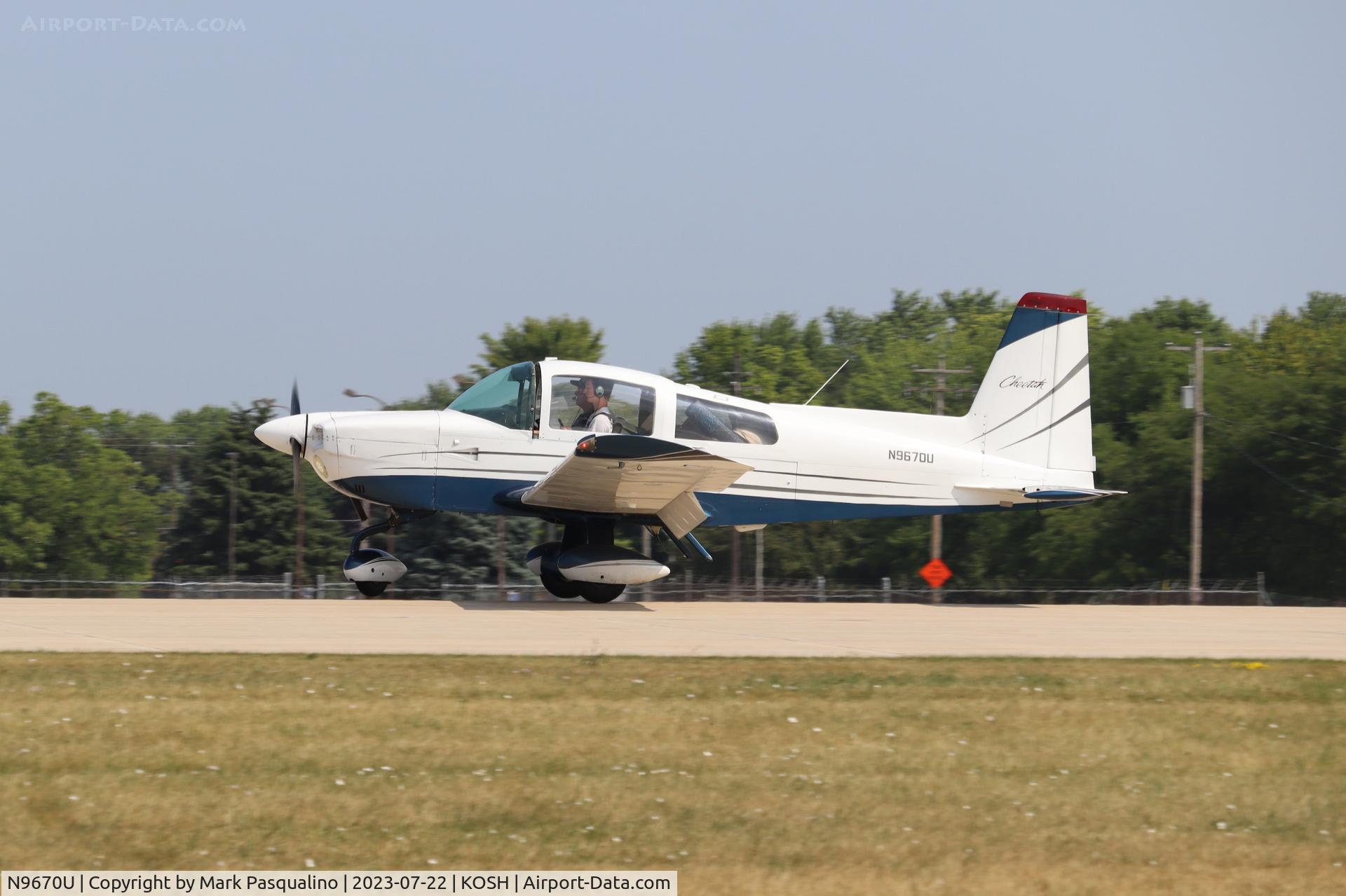 N9670U, 1975 Grumman American AA-5A Cheetah C/N AA5A-0036, Grumman American AA-5A
