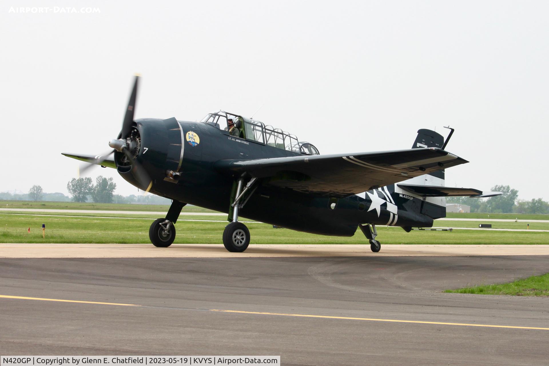 N420GP, 1944 Grumman TBM-3 Avenger C/N 53420, At the TBM reunion