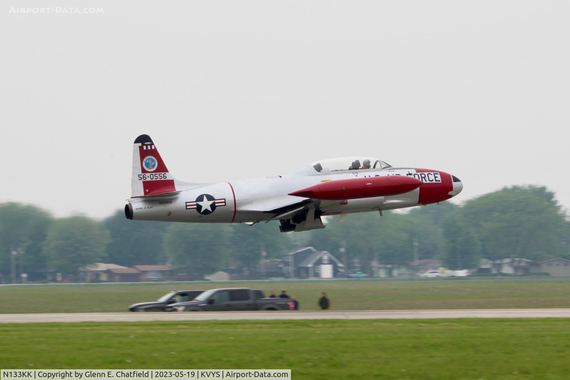 N133KK, Canadair T-33AN Silver Star 3 C/N T33-556, At the TBM reunion