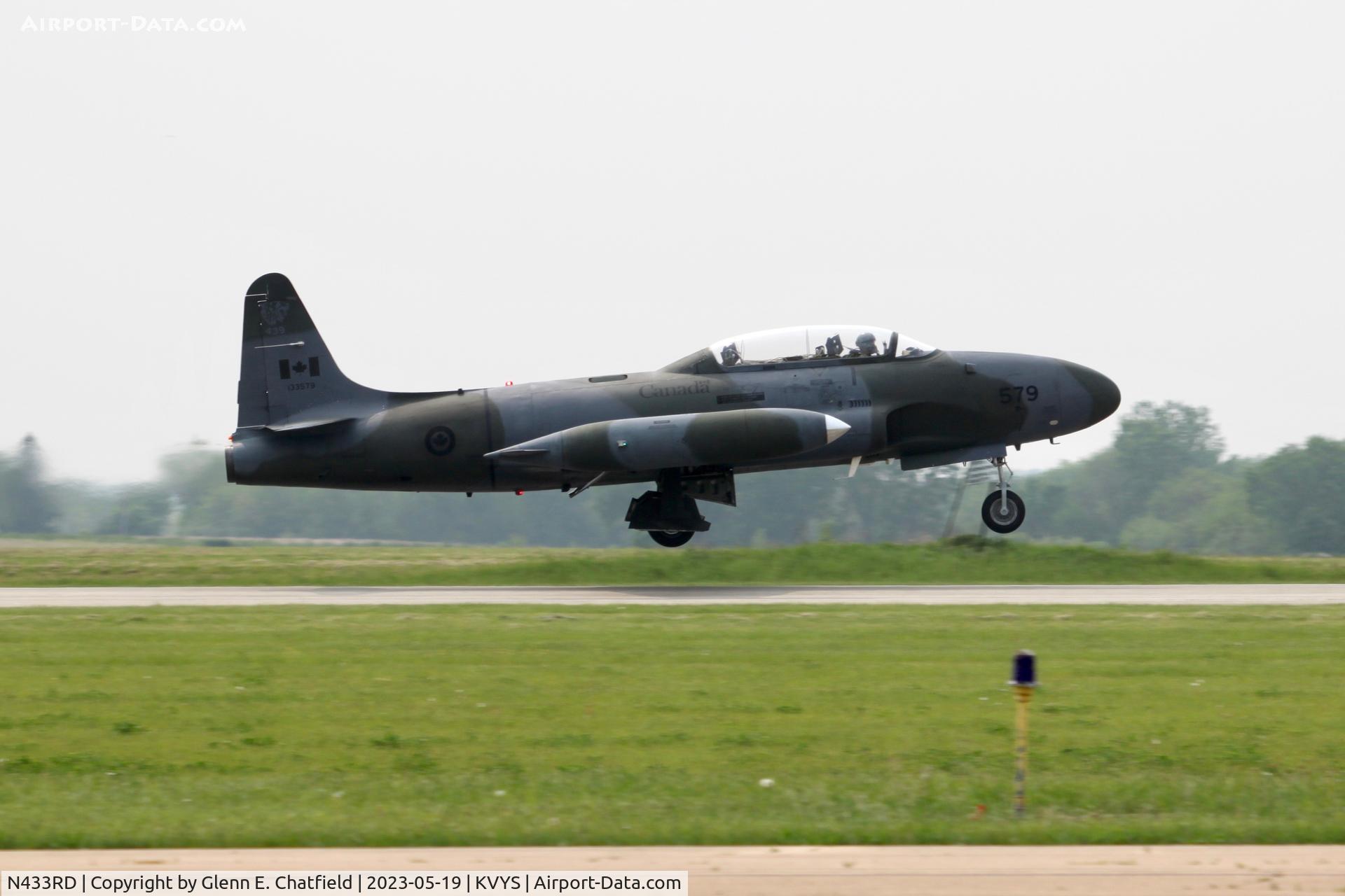 N433RD, 1952 Canadair CT-133 Silver Star C/N T33-579, At the TBM reunion