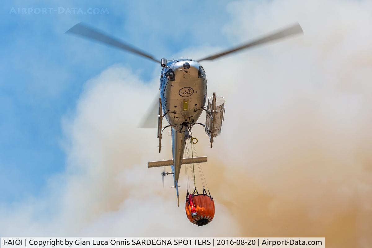 I-AIOI, 1991 Aerospatiale AS-350B-2 Ecureuil C/N 2535, Incendio Isili