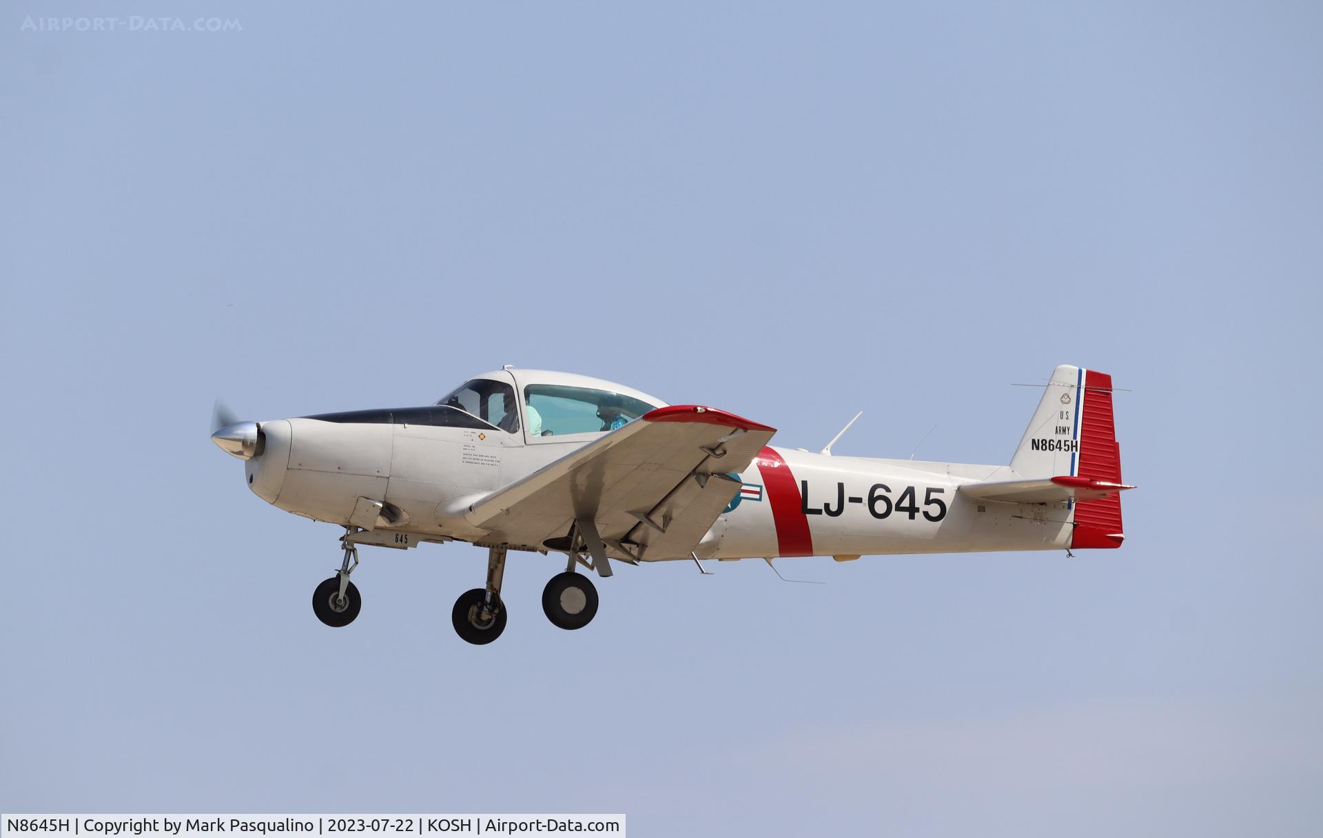 N8645H, 1947 North American Navion C/N NAV-4-645, North American Navion