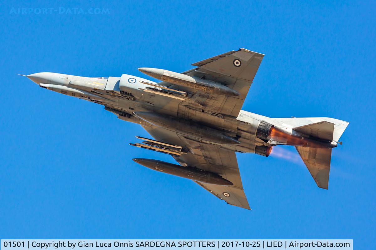 01501, 1974 McDonnell Douglas F-4E AUP Phantom II C/N 4443, Take Off