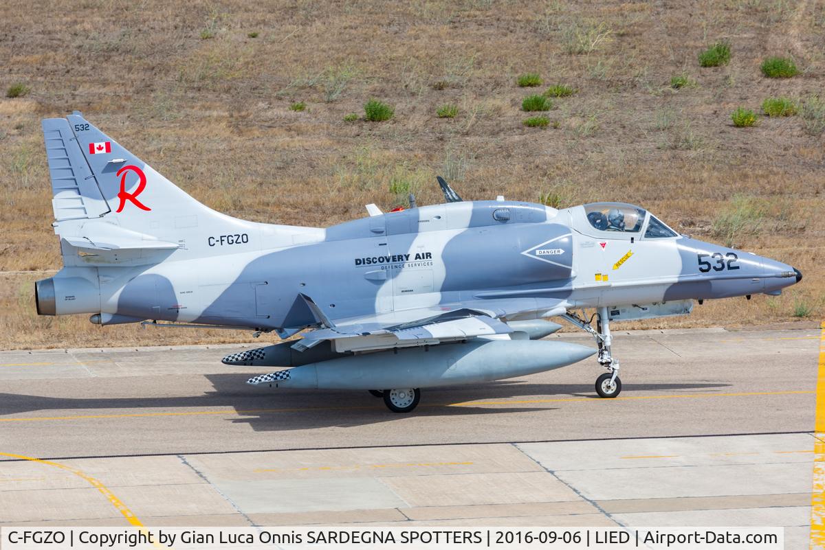 C-FGZO, 1976 Douglas A-4N Skyhawk C/N 14532, Media Day