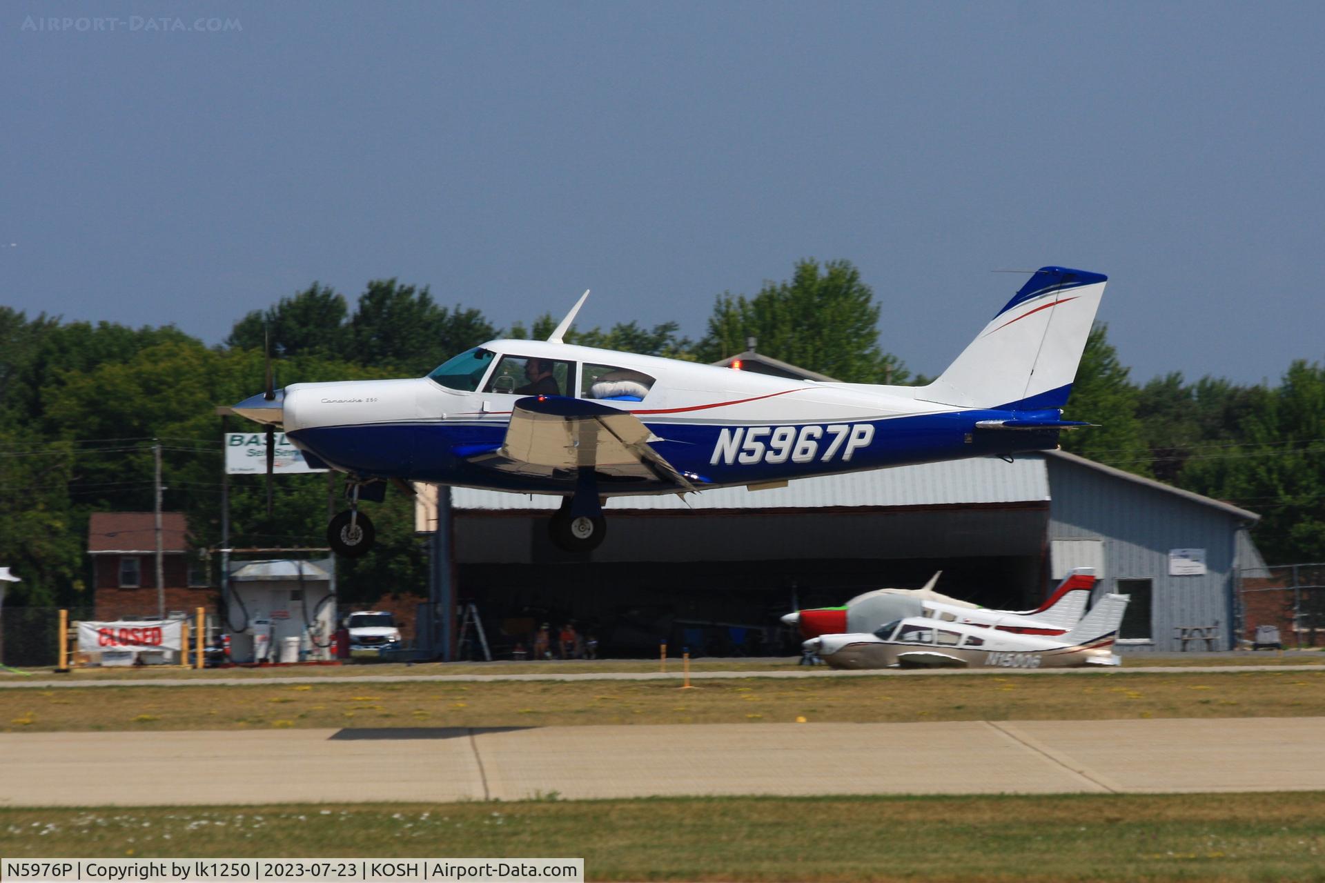 N5976P, 1959 Piper PA-24-250 Comanche C/N 24-1069, This Piper Comanche landed for EAA Air Venture 2023.