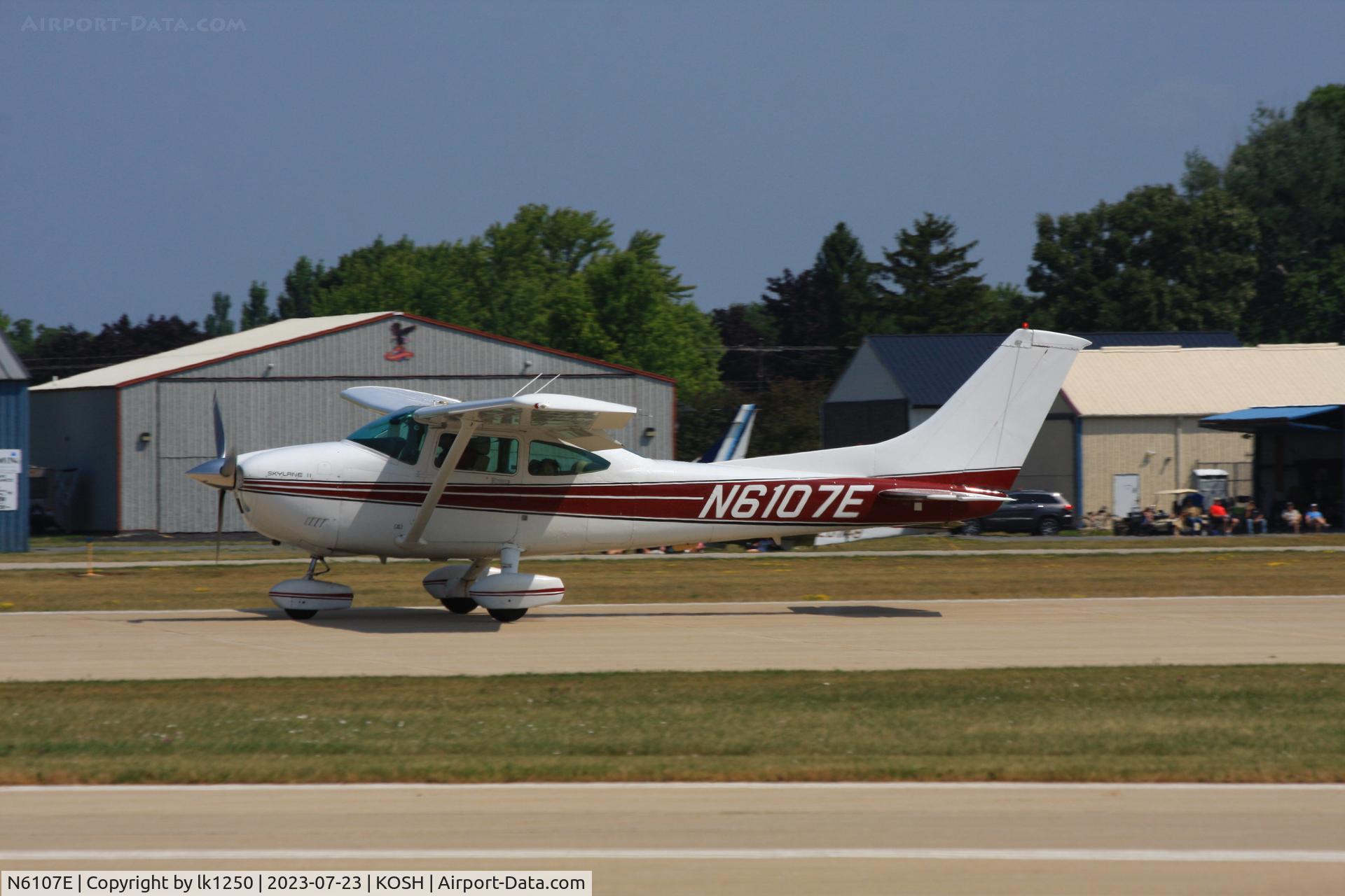 N6107E, 1983 Cessna 182R Skylane C/N 18268345, This Cessna Skylane landed at EAA Ariventure 2023