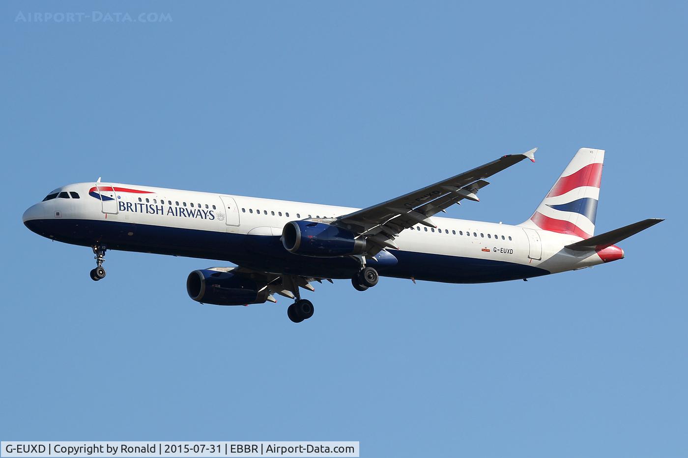 G-EUXD, 2004 Airbus A321-231 C/N 2320, at bru