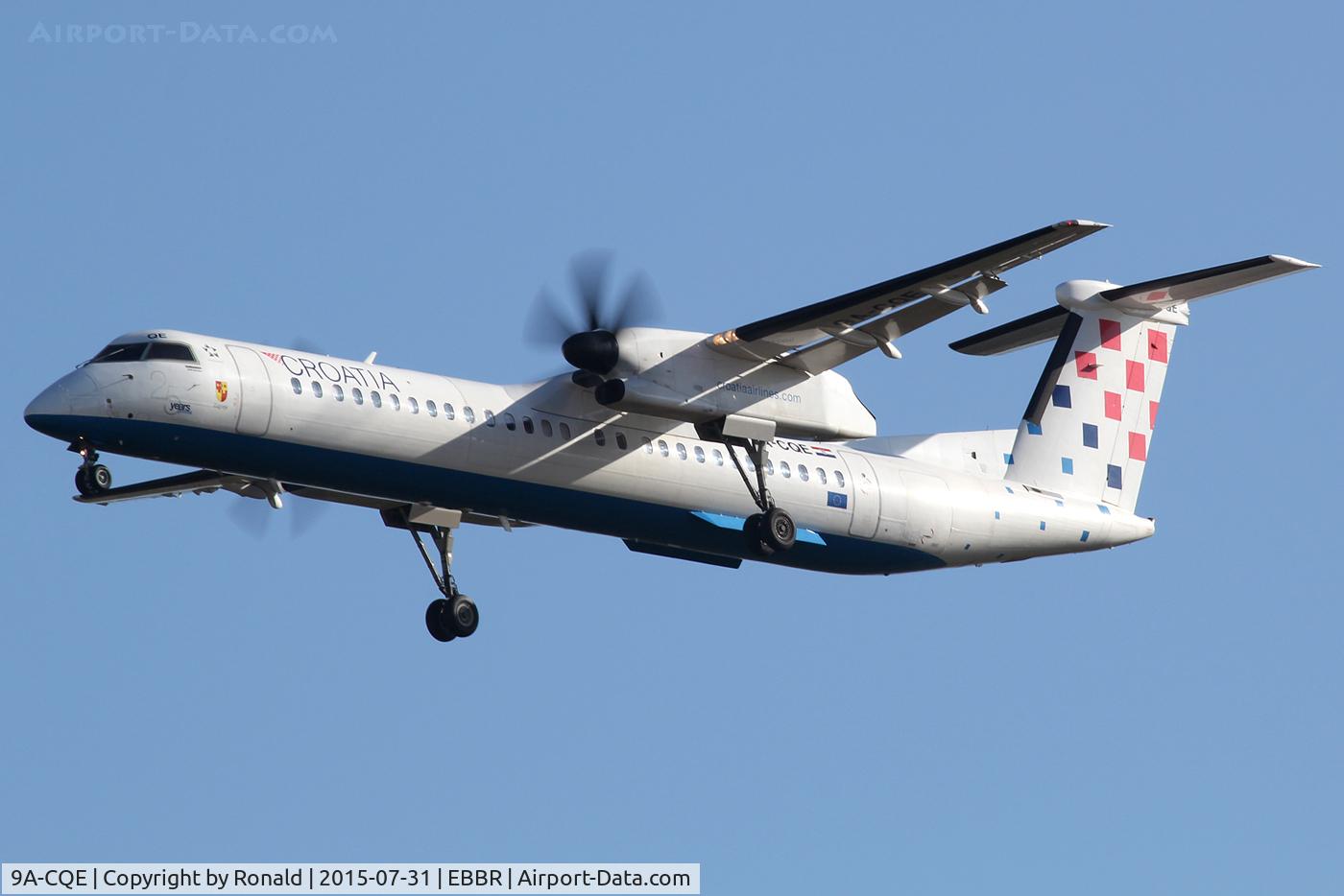 9A-CQE, 2010 De Havilland Canada DHC-8-402Q Dash 8 C/N 4300, at bru
