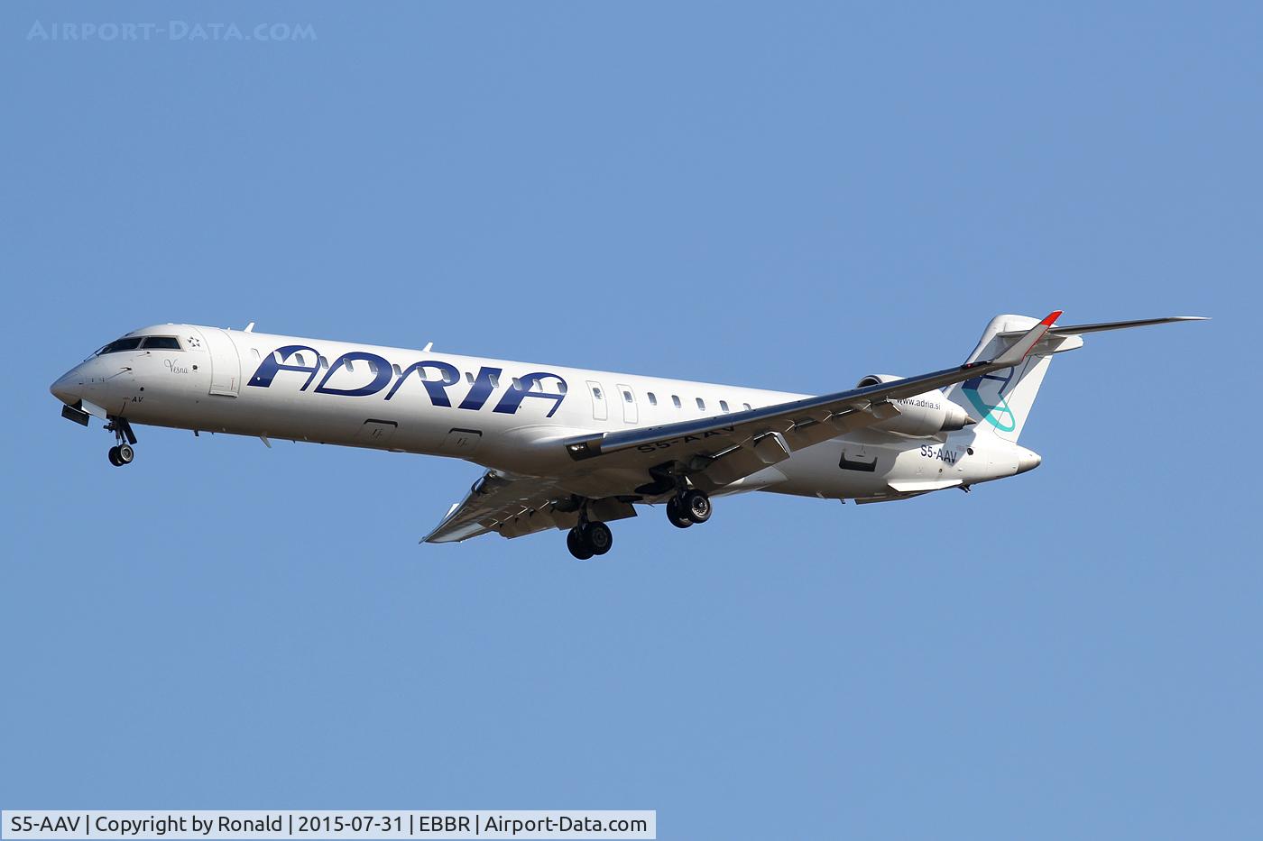 S5-AAV, 2012 Bombardier CRJ-900LR (CL-600-2D24) C/N 15284, at bru