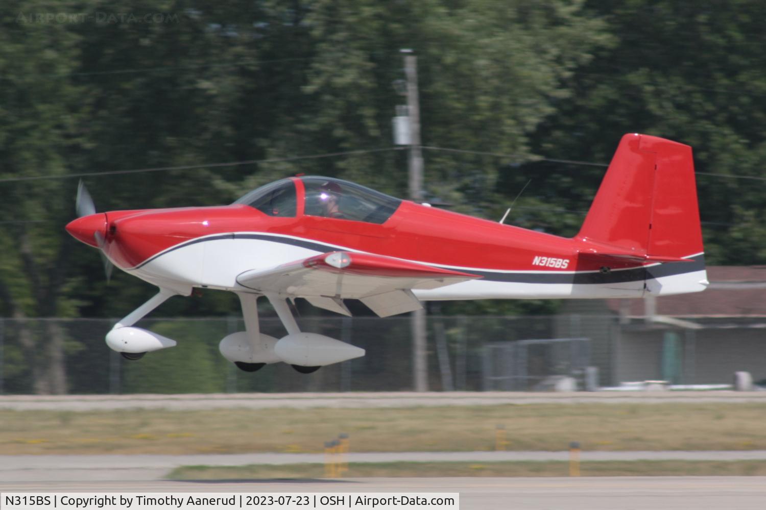 N315BS, Vans RV-7A C/N 74073, Vans RV-7A, c/n: 74073, AirVenture 2023