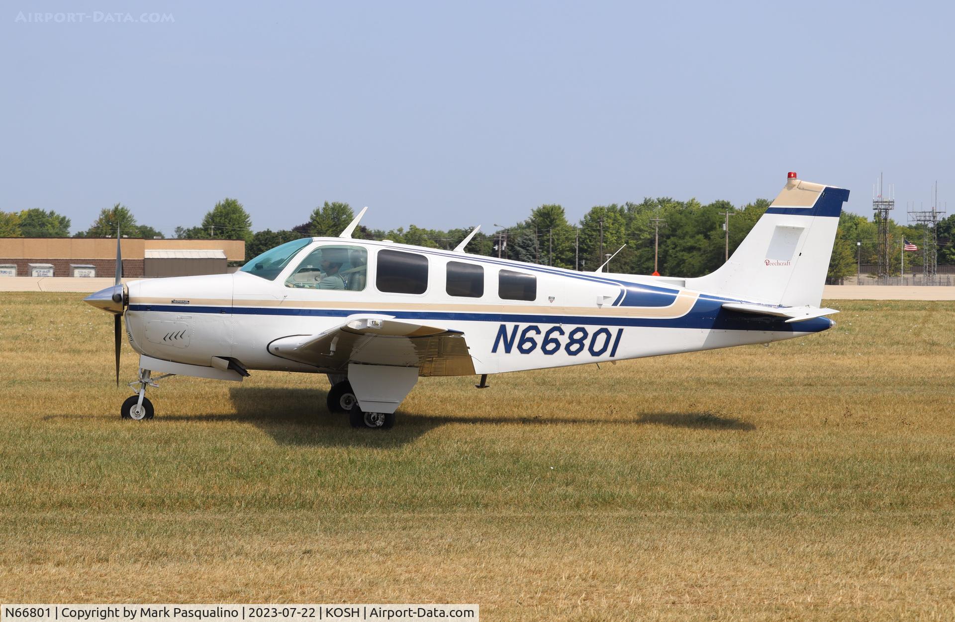 N66801, 1979 Beech A36 Bonanza 36 C/N E-1603, Beech A36