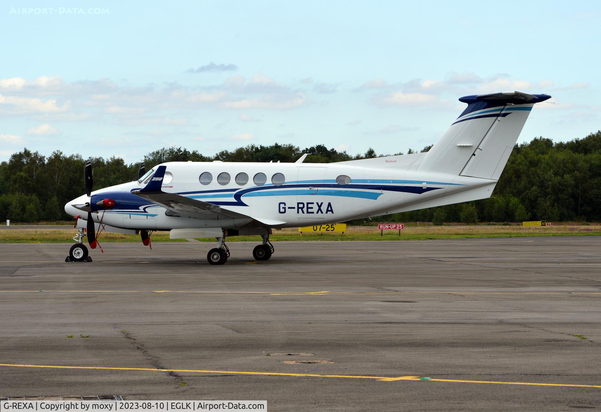G-REXA, 2018 Beech B200GT King Air C/N BY-339, Beech B200GT King Air at Blackbushe.