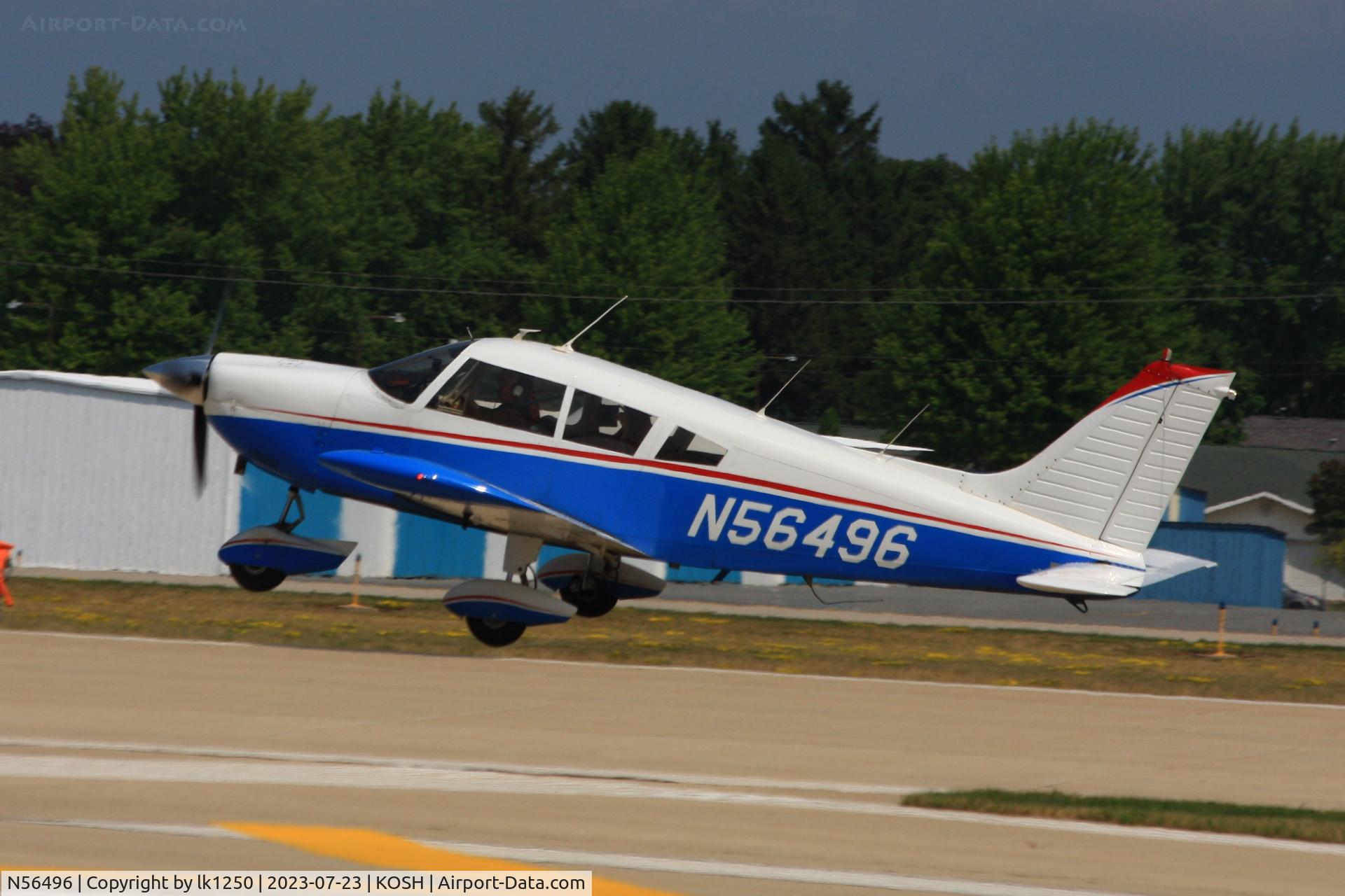 N56496, 1973 Piper PA-28-235 C/N 28-7310167, This Piper PA-28-235 visited Oshkosh for EAA Air Venture 2023.