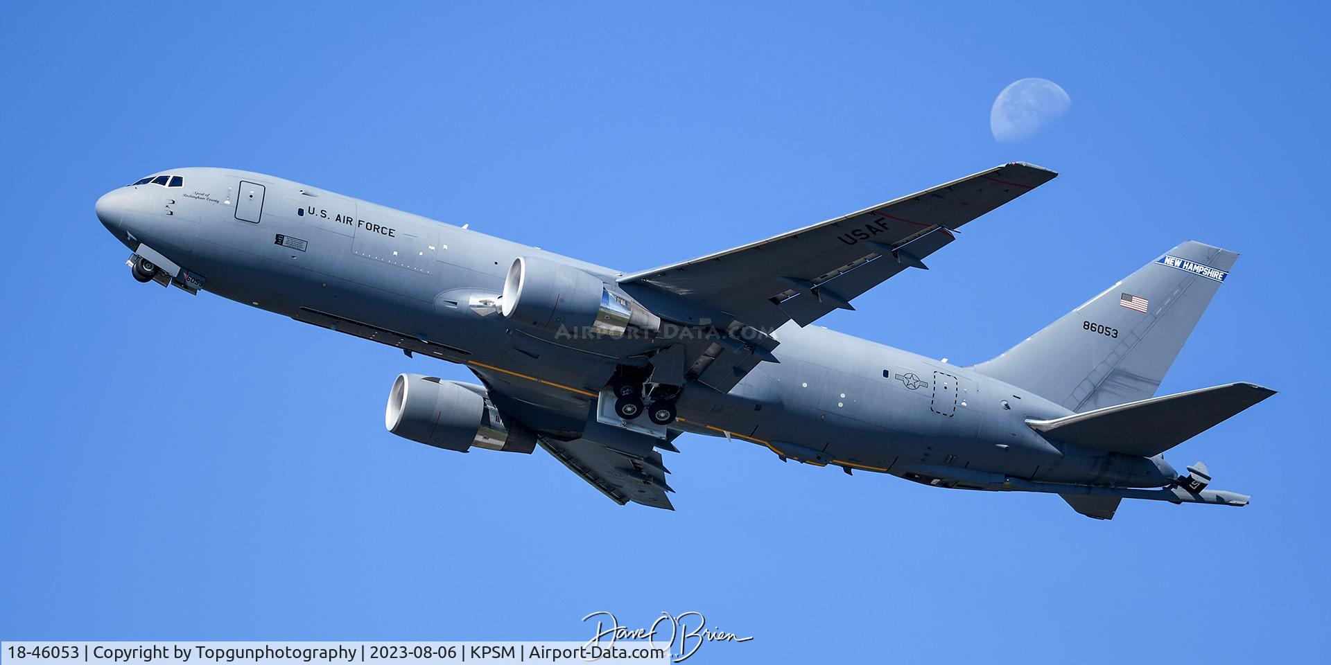 18-46053, 2020 Boeing KC-46A Pegasus C/N 41873, ADVICE99 departing for CAP duty