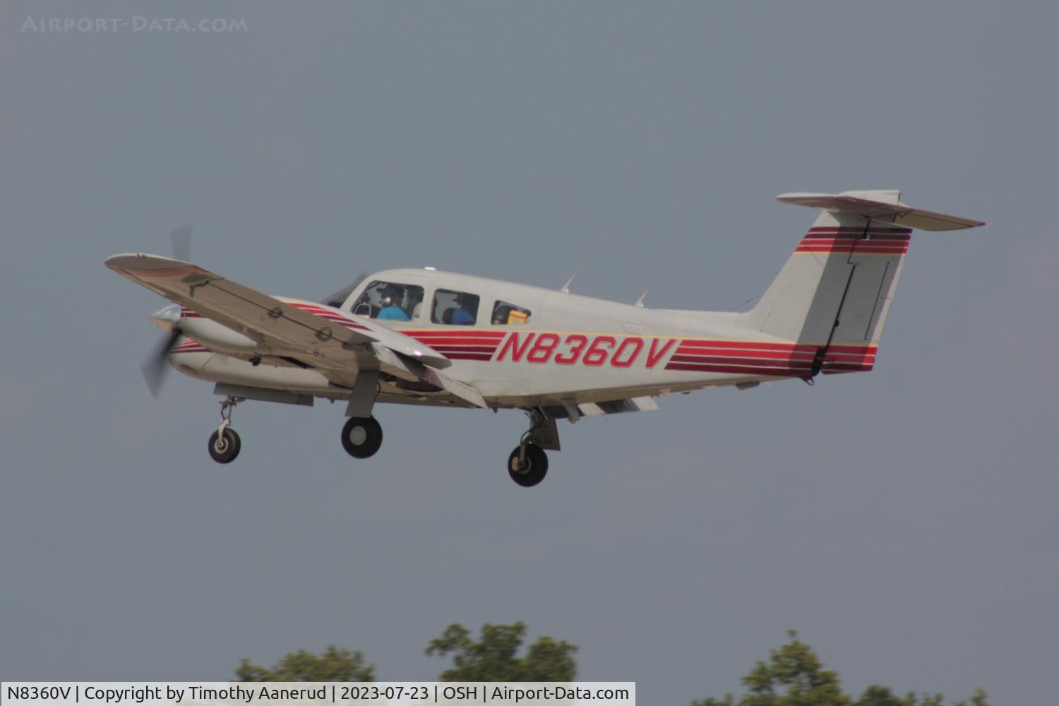 N8360V, 1981 Piper PA-44-180T Turbo Seminole C/N 44-8107058, 1981 Piper PA-44-180T, c/n: 44-8107058, AirVenture 2023