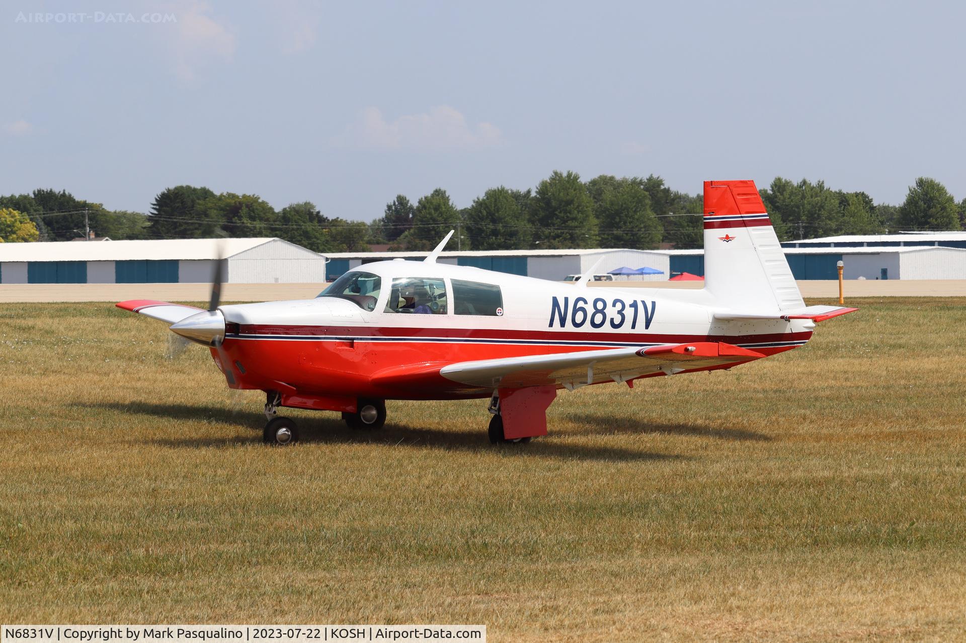 N6831V, 1975 Mooney M20C Ranger C/N 20-1161, Mooney M20C