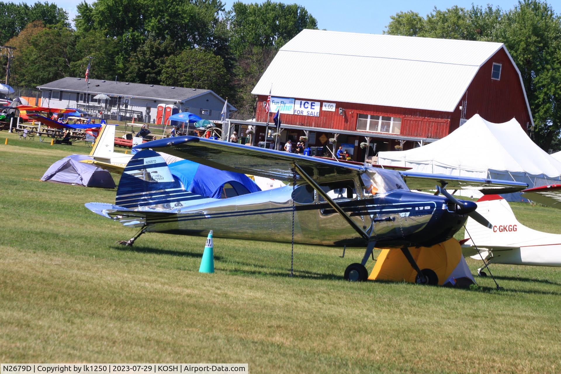 N2679D, 1952 Cessna 170B C/N 20831, This Cessna 170 was at EAA Air Venture 2023