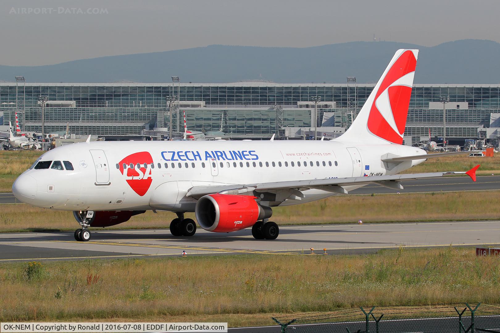OK-NEM, 2008 Airbus A319-112 C/N 3406, at fra