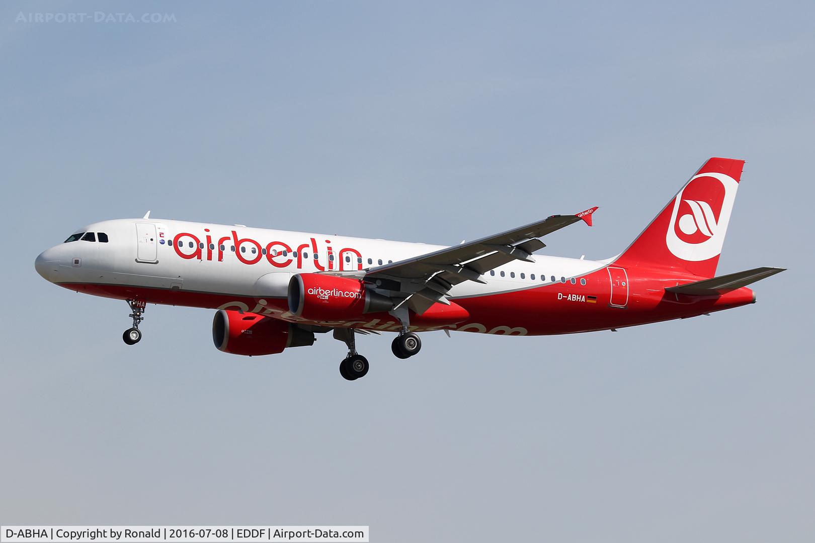 D-ABHA, 2008 Airbus A320-214 C/N 3540, at fra
